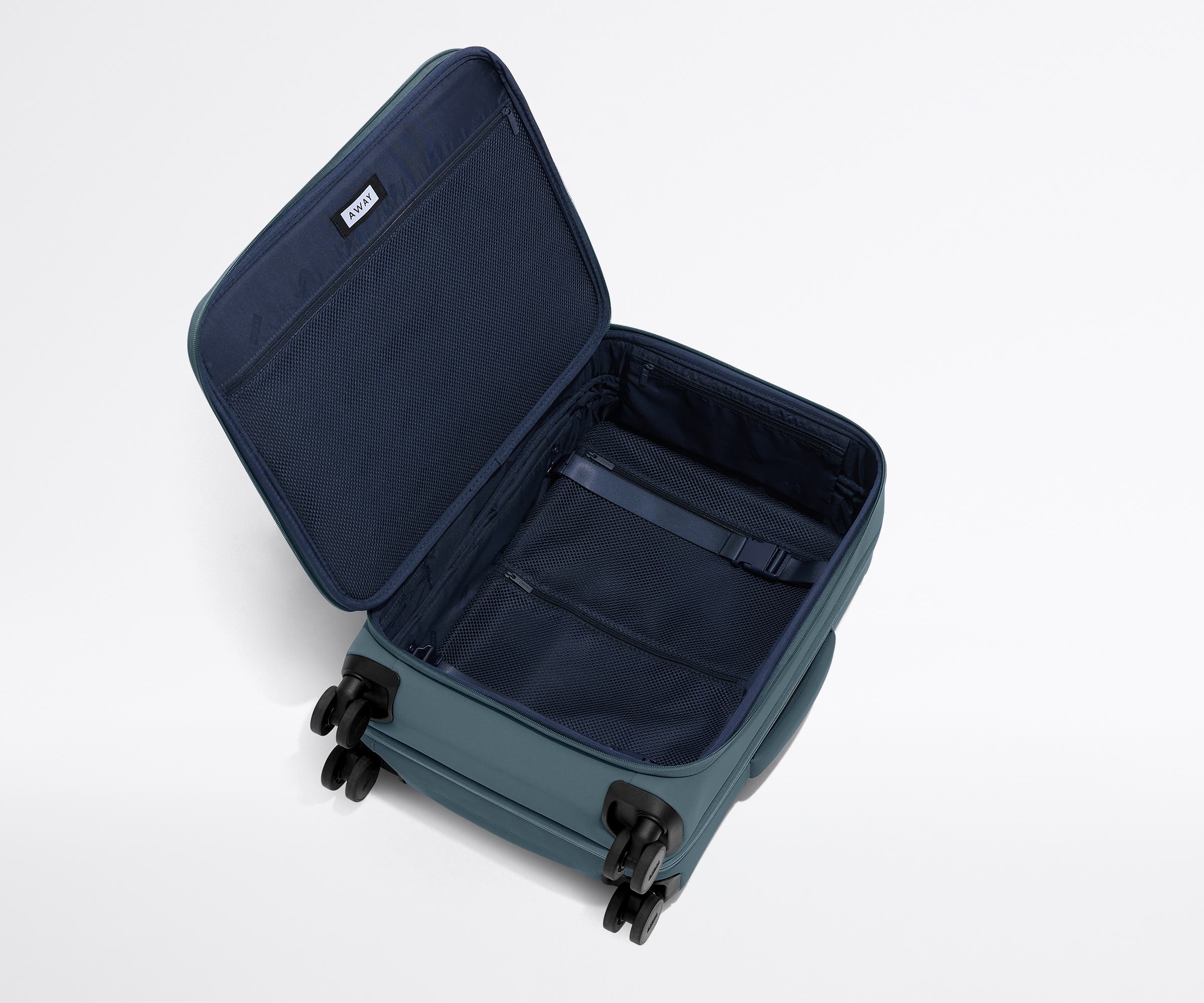 The Softside Bigger Carry-On in Coast Blue