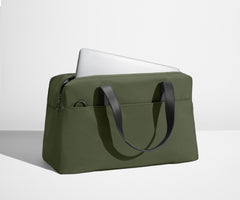 The Overnight Bag in Olive Green