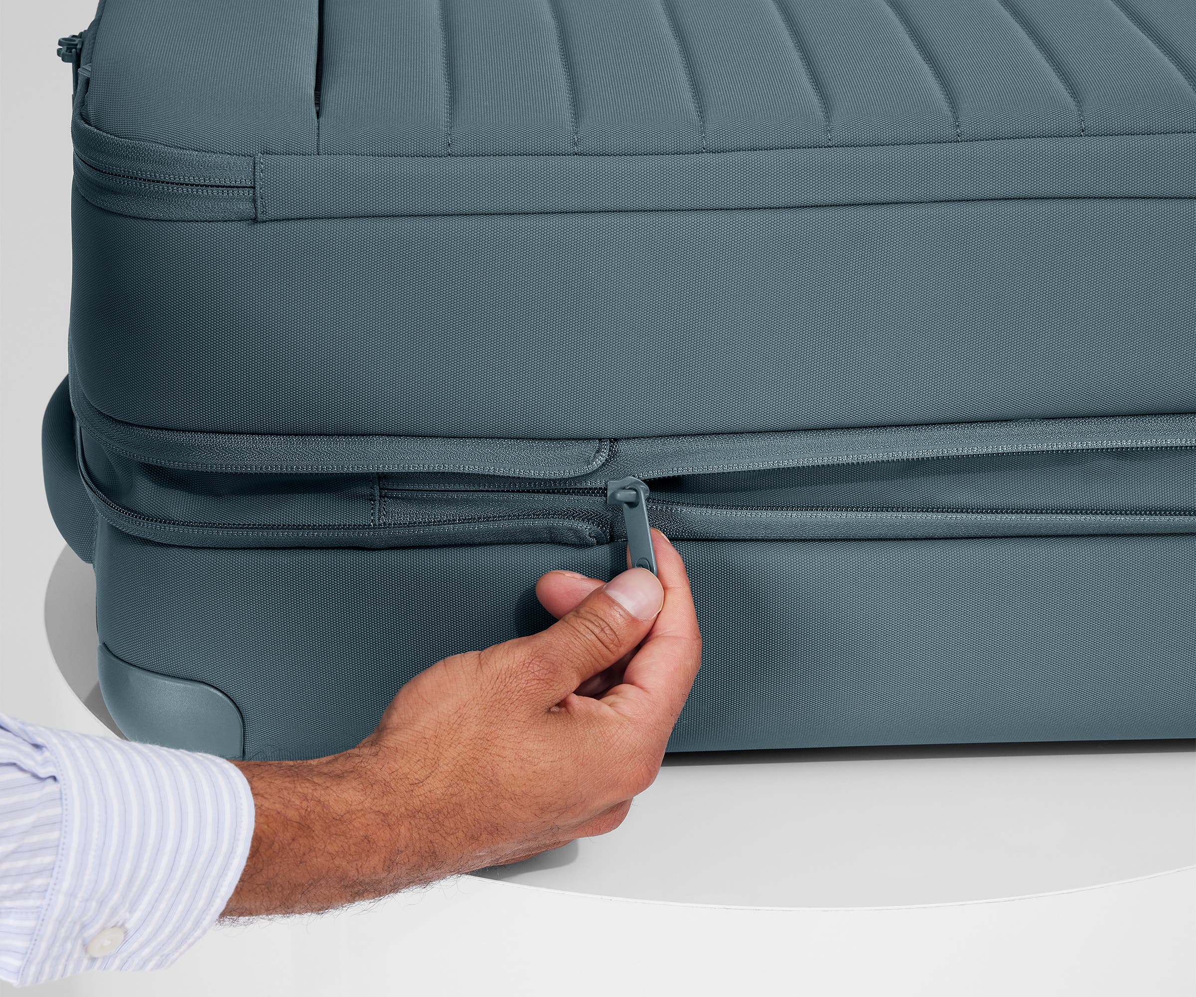 The Softside Carry-On in Coast Blue