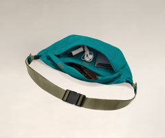 The Packable Sling Bag in Teal