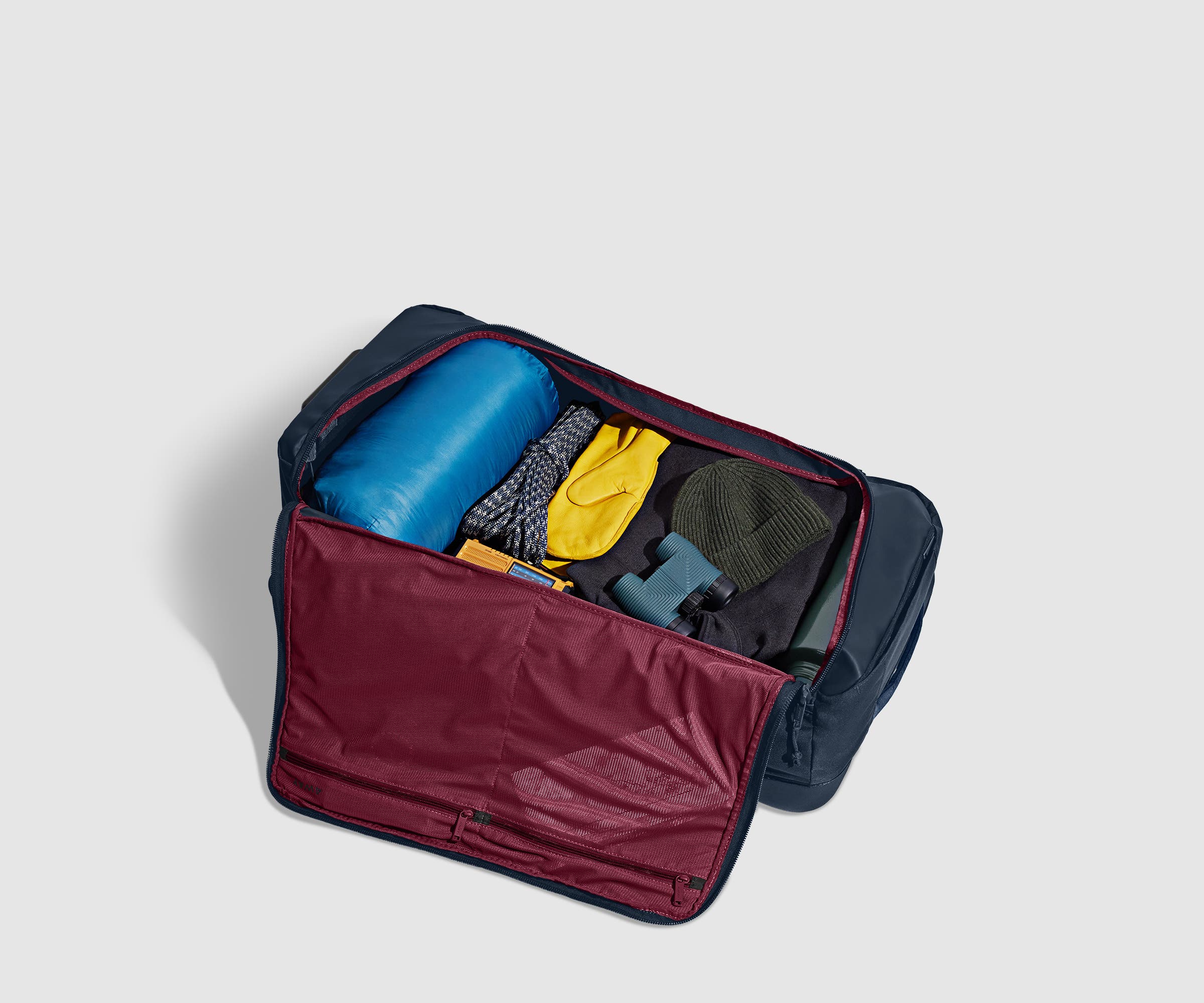Active Rolling Duffle 85L in Navy Blue