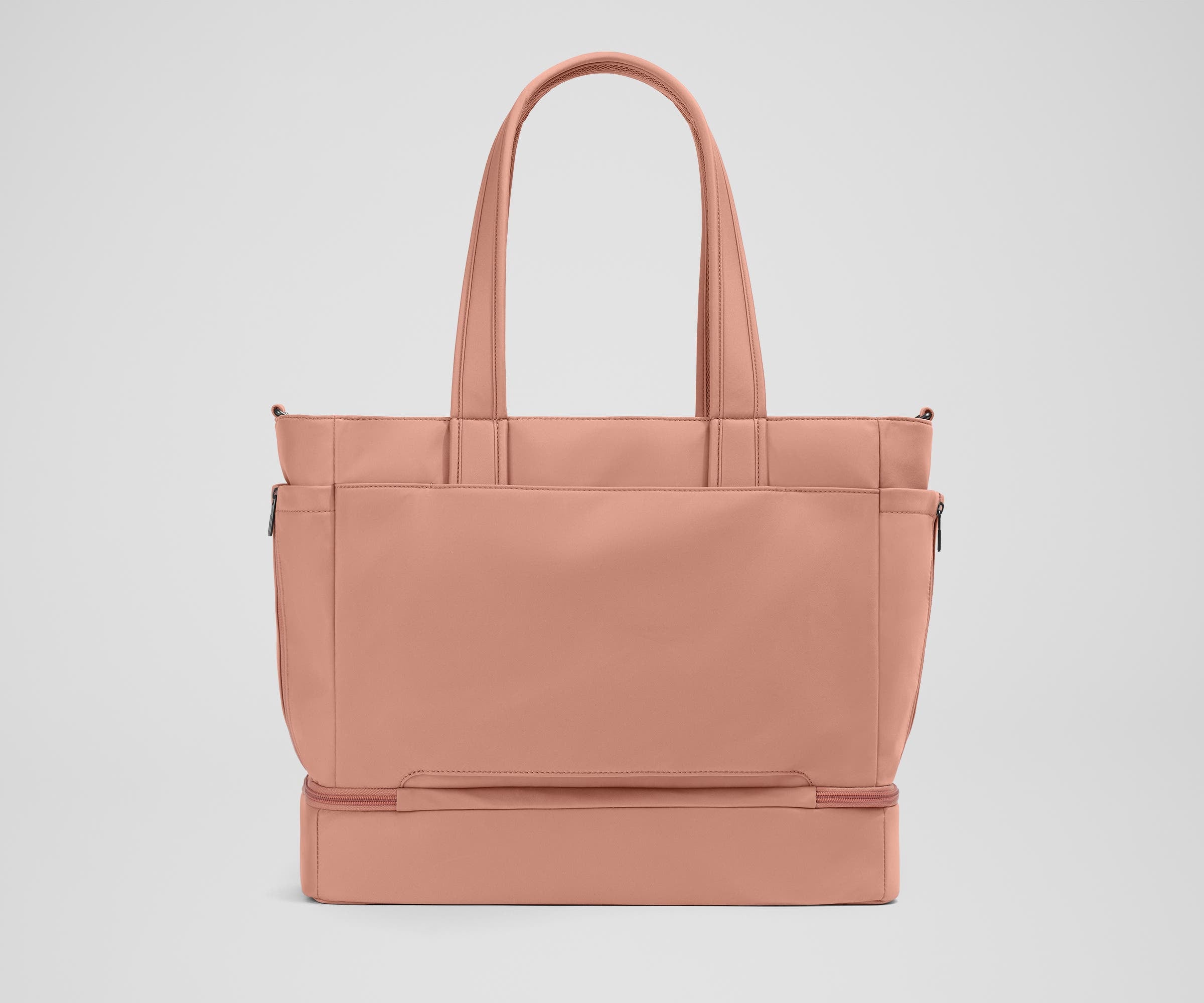 The Double Diaper Tote in Clay Pink