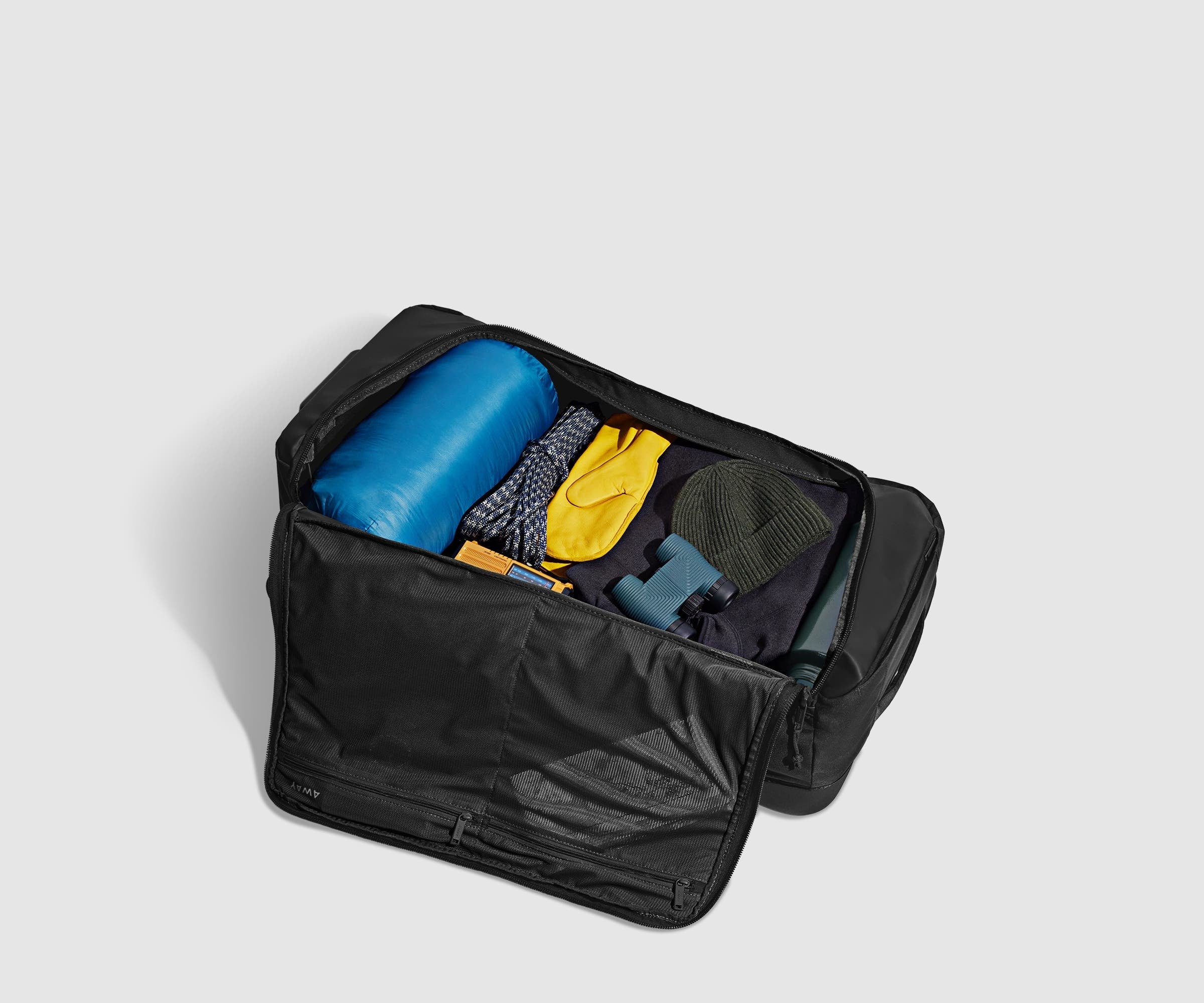 Active Rolling Duffle 85L in Jet Black
