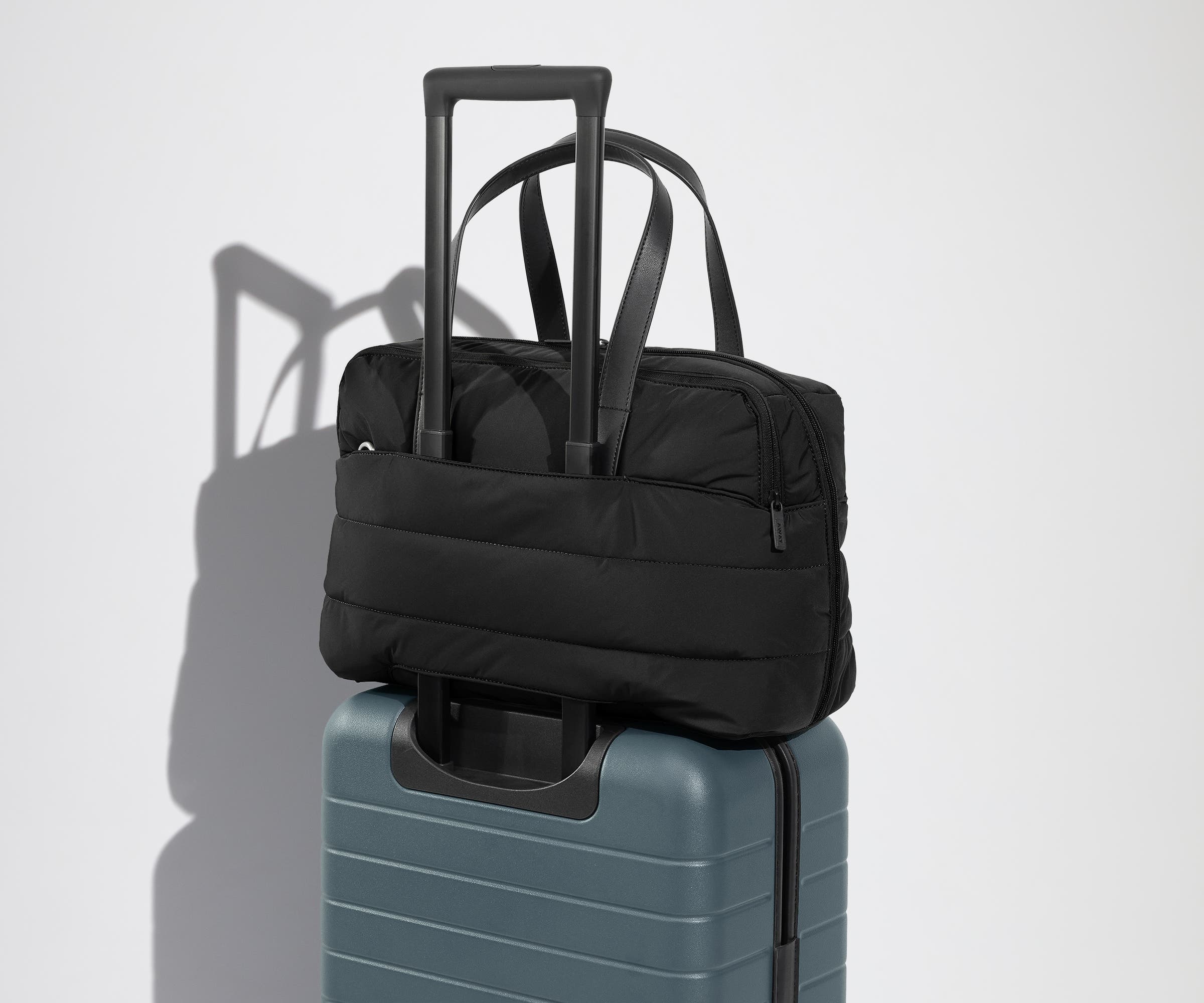 The Quilted Everywhere Bag in Jet Black