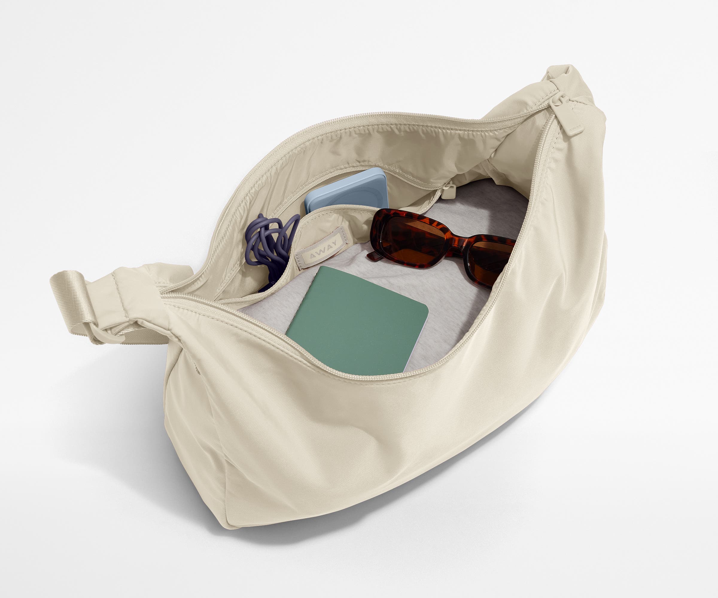 Featherlight Crossbody in Salt White