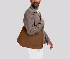 Large Featherlight Crossbody in Amaro Brown
