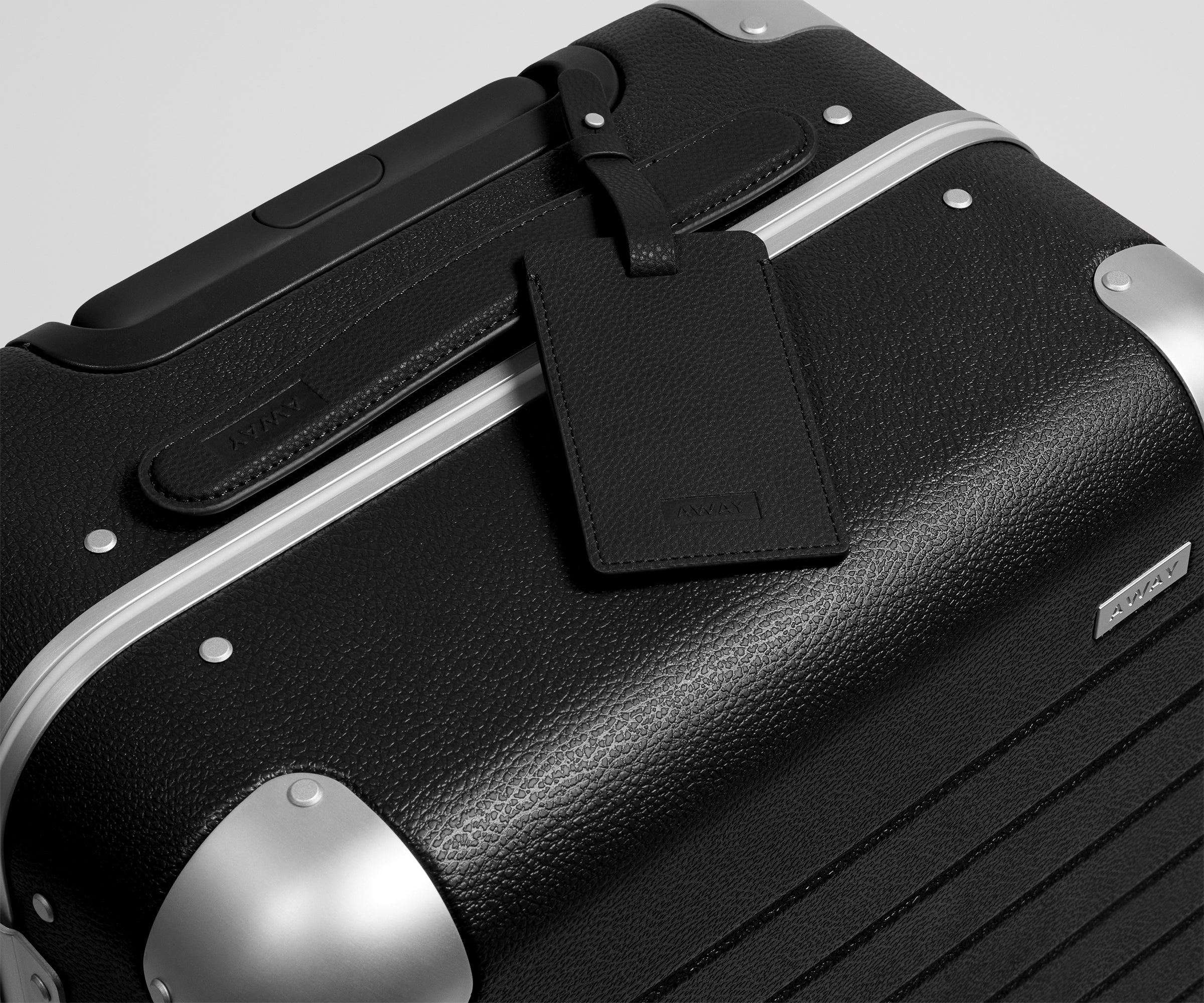 The Aluminum Edge Carry-On in Jet Black