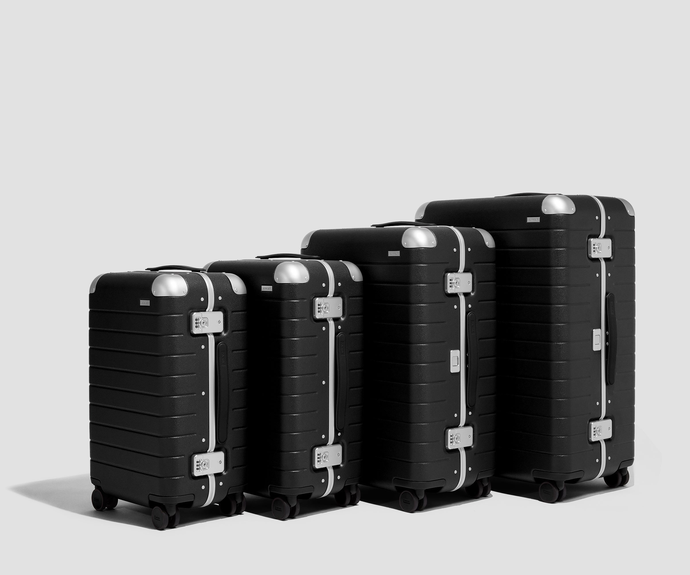 The Aluminum Edge Carry-On in Jet Black