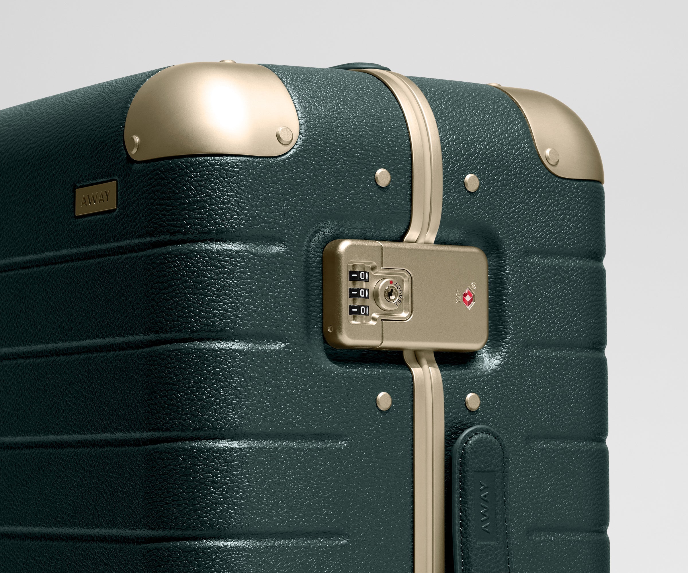 The Aluminum Edge Bigger Carry-On in Ivy Green