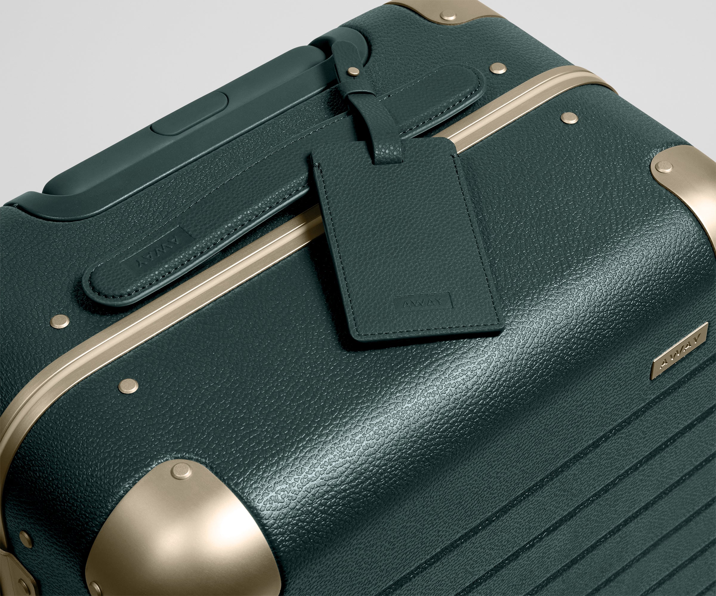 The Aluminum Edge Bigger Carry-On in Ivy Green