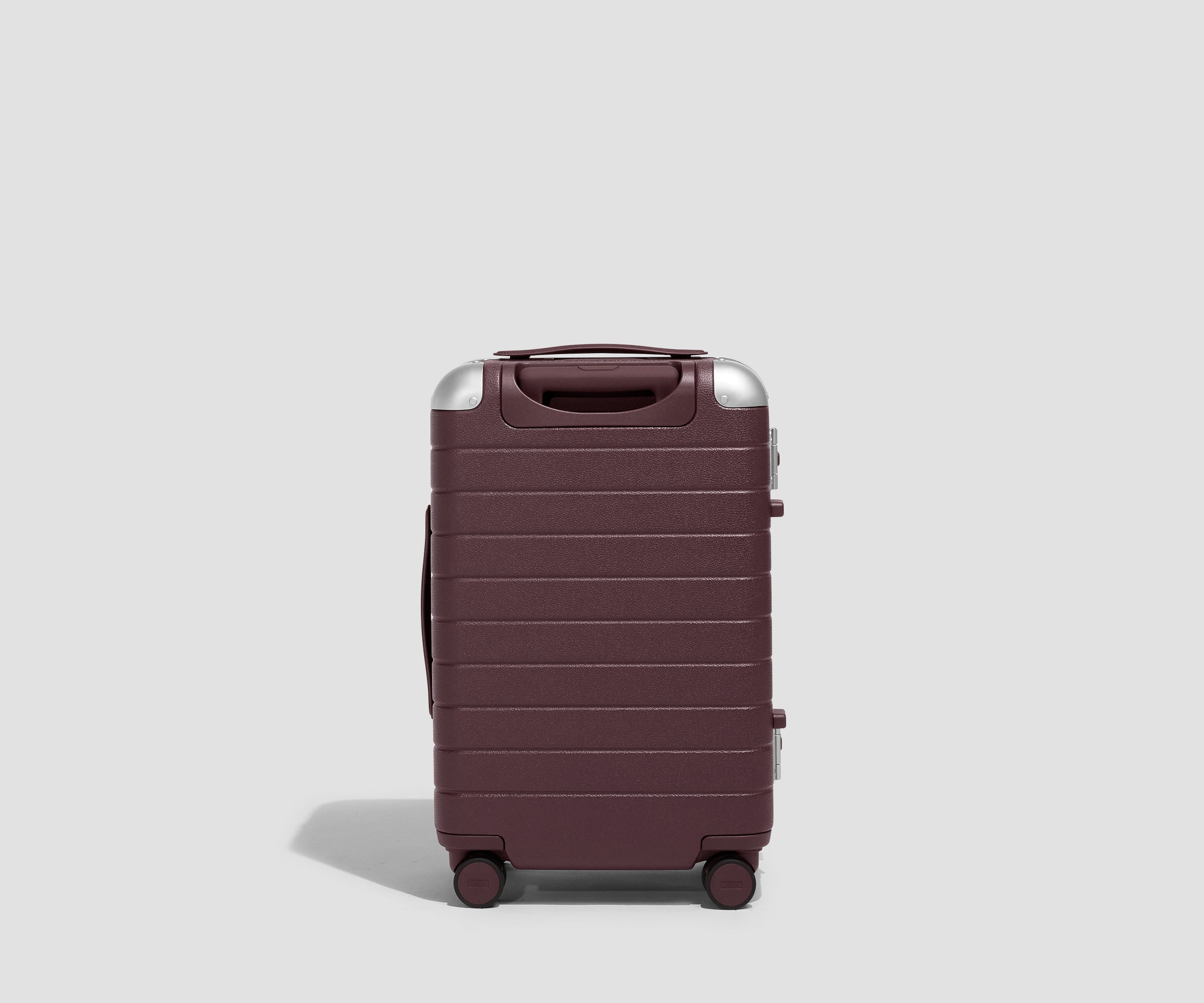 The Aluminum Edge Carry-On in Oxblood Red