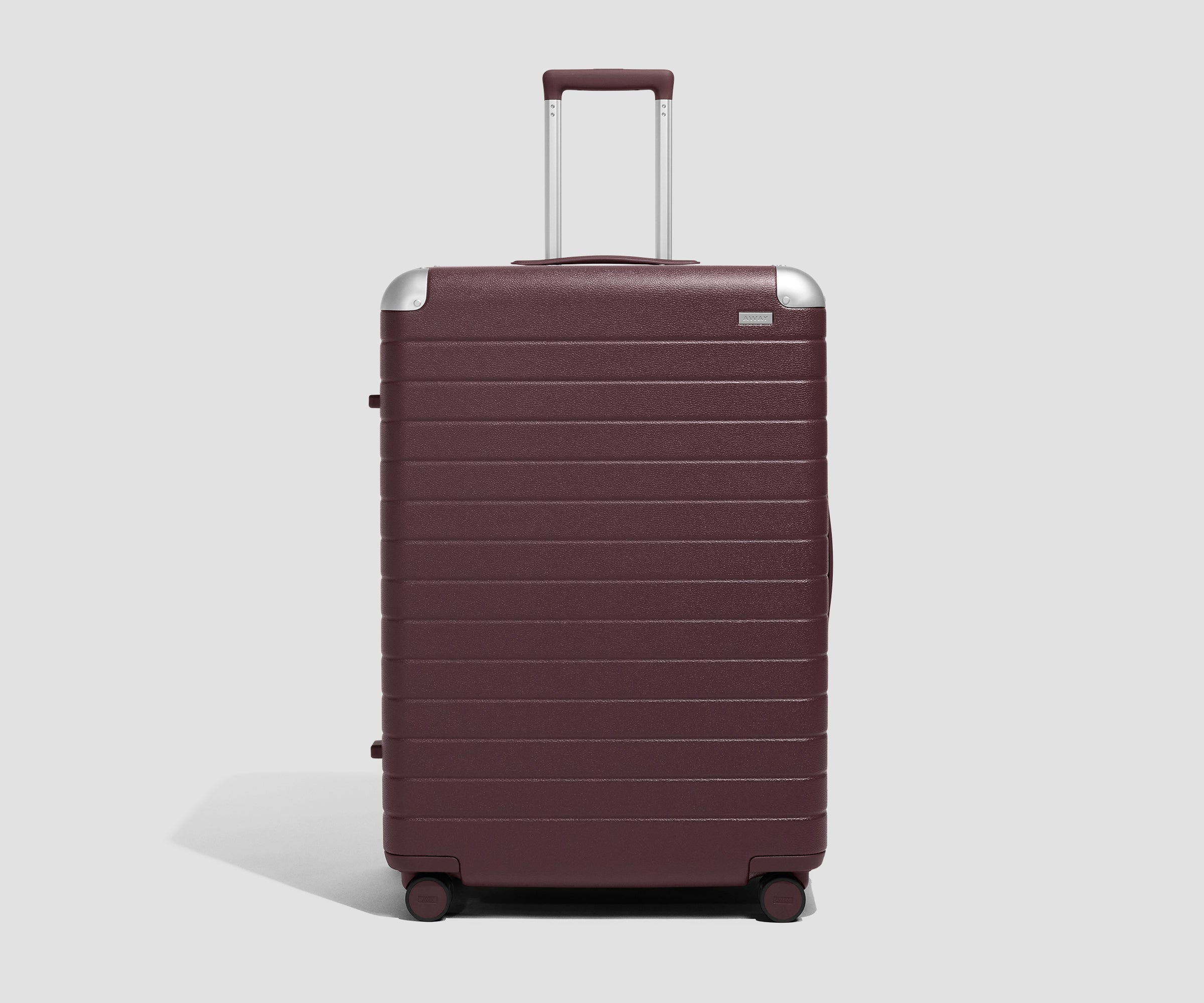 The Aluminum Edge Large in Oxblood Red