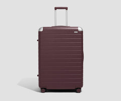 The Aluminum Edge Large in Oxblood Red