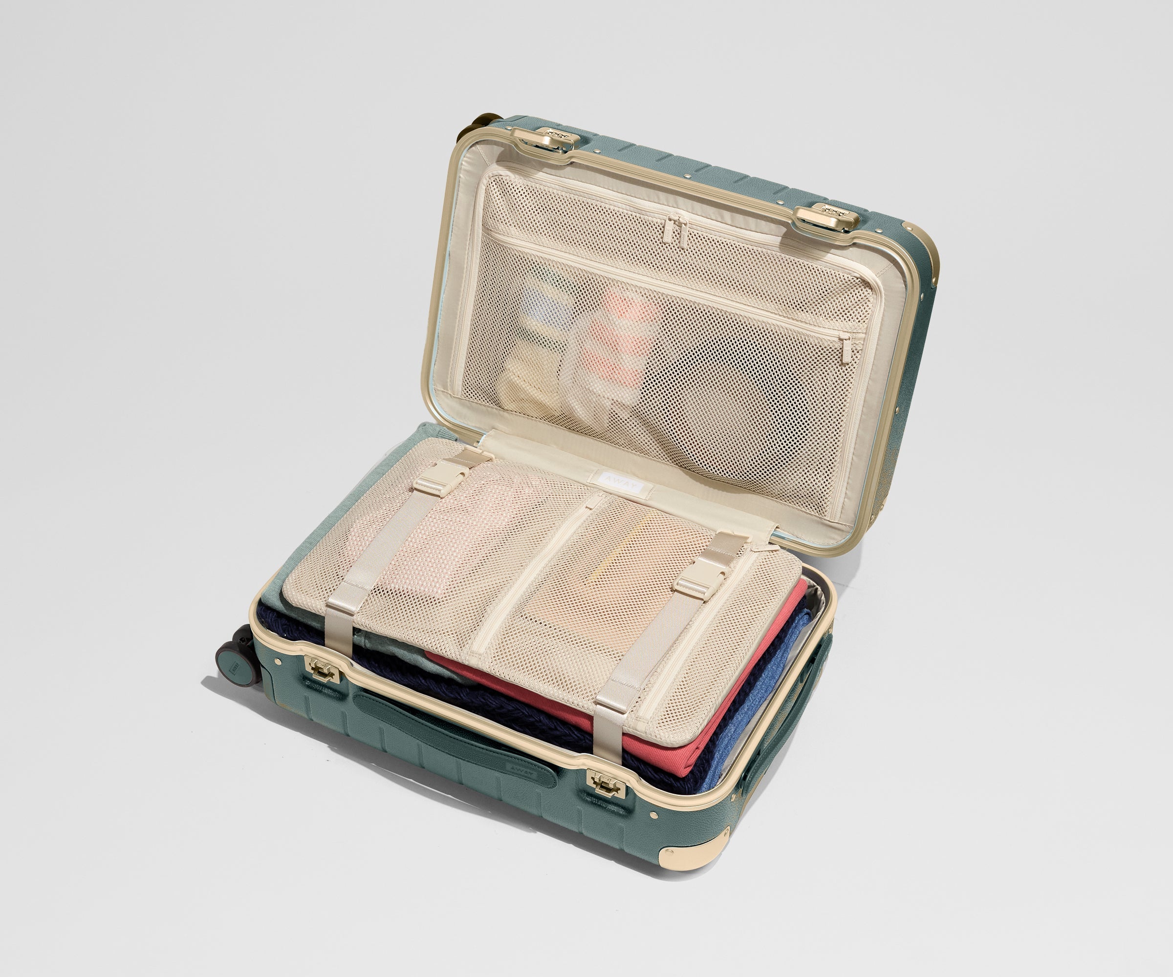 The Aluminum Edge Carry-On in Ivy Green