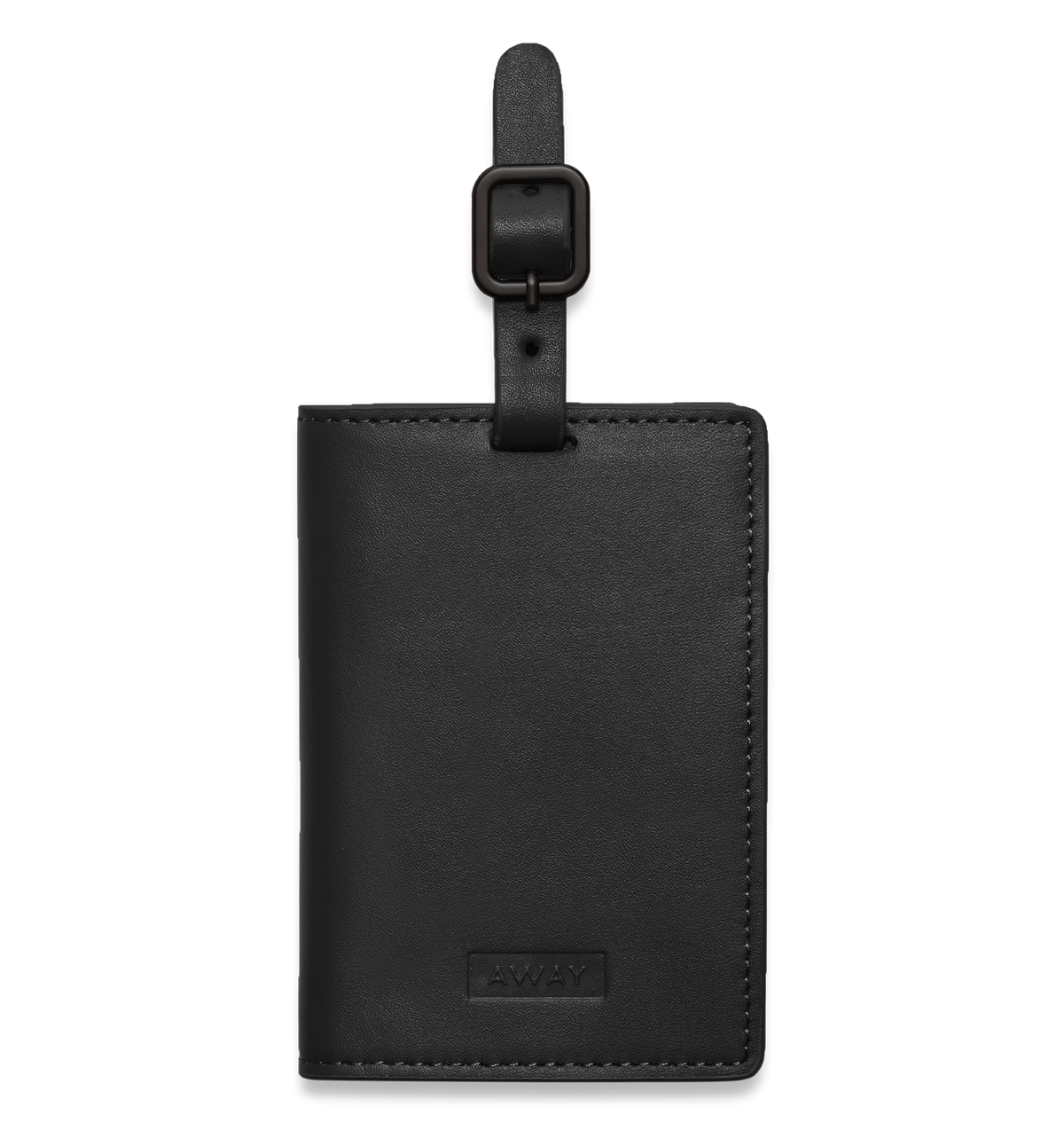 Aluminum Luggage Tag in Onyx Black Standard