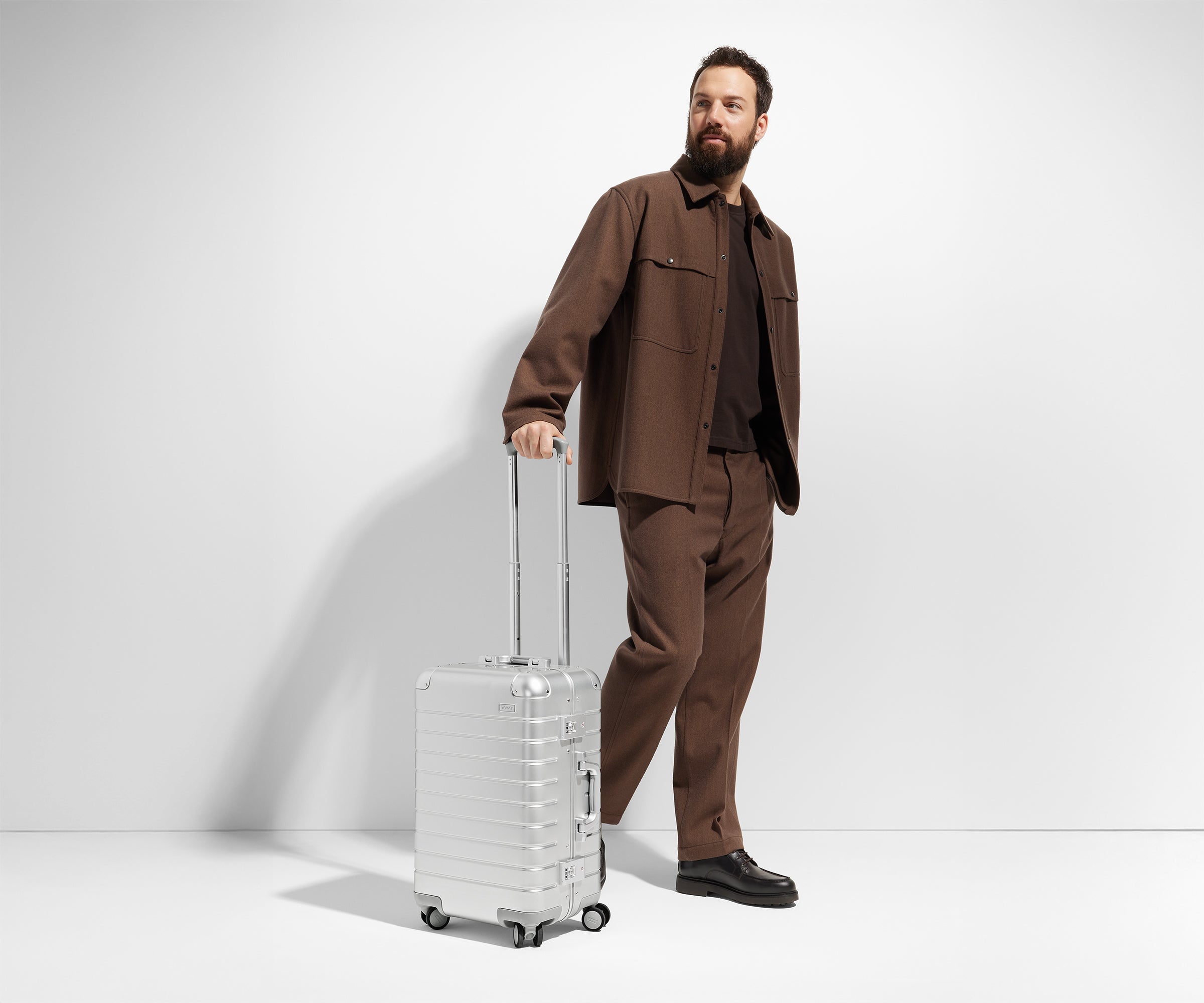 The Bigger Carry-On: Aluminum Edition in Silver