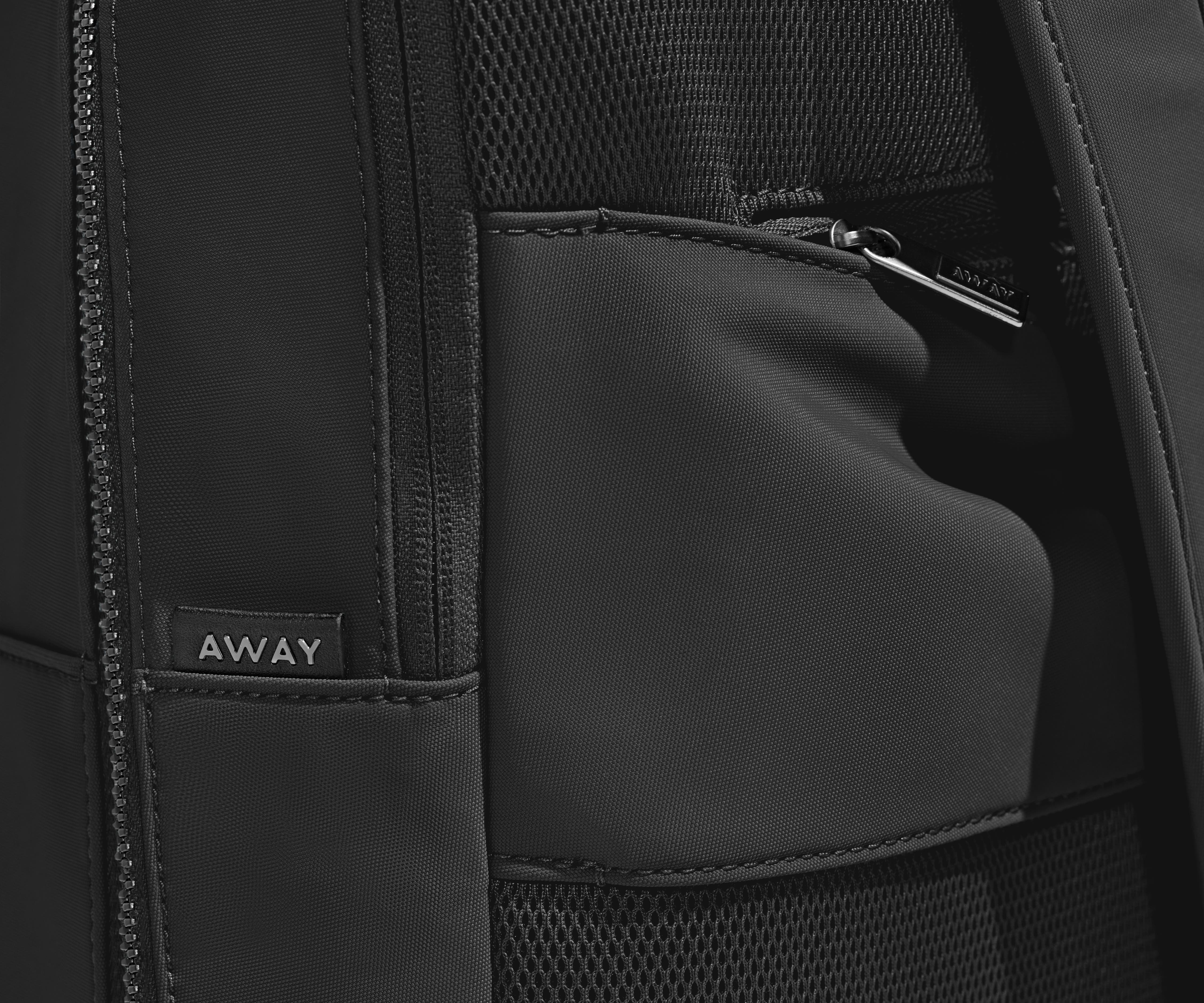 The Everywhere Zip Backpack in Jet Black