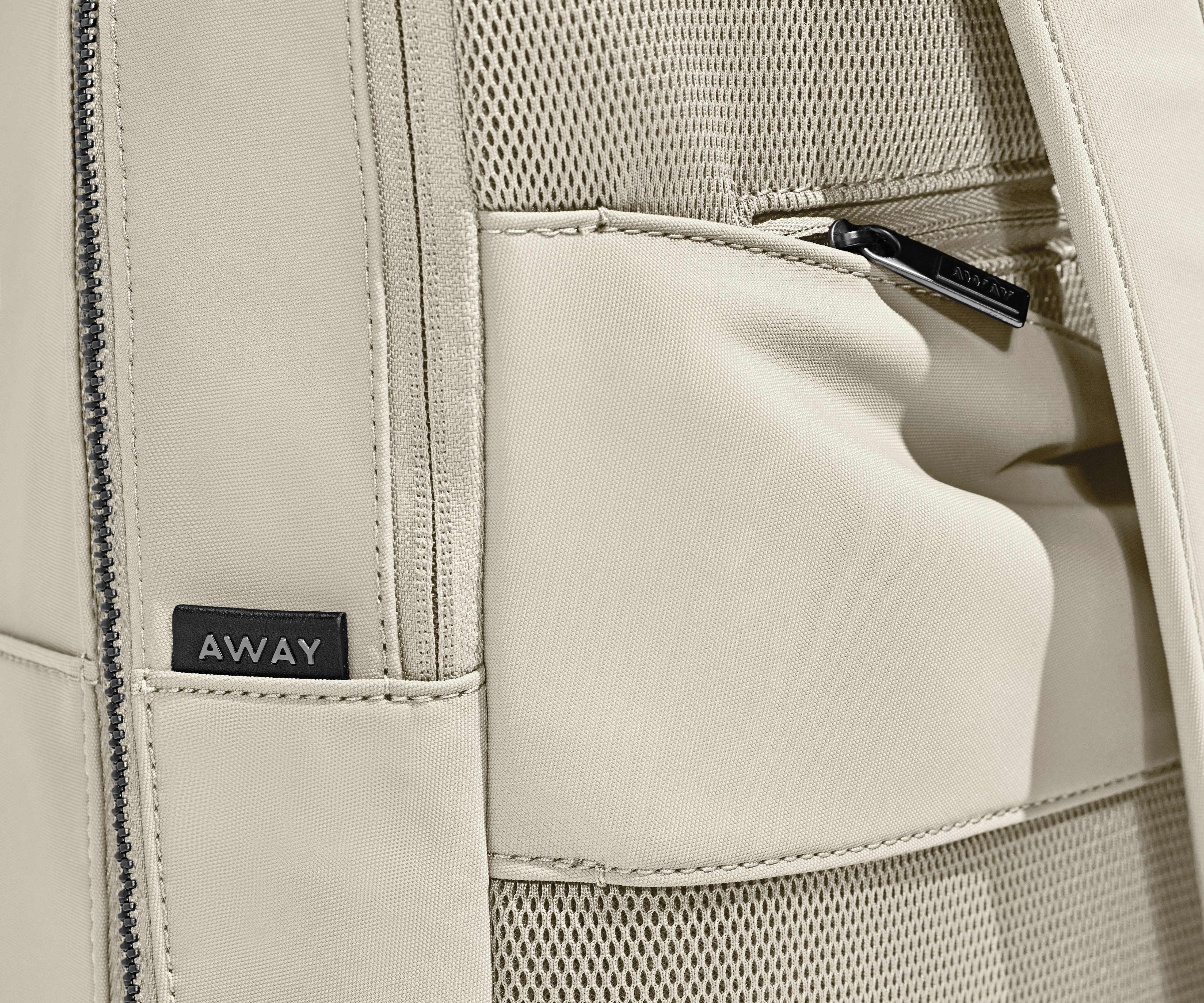 The Everywhere Zip Backpack in Salt White