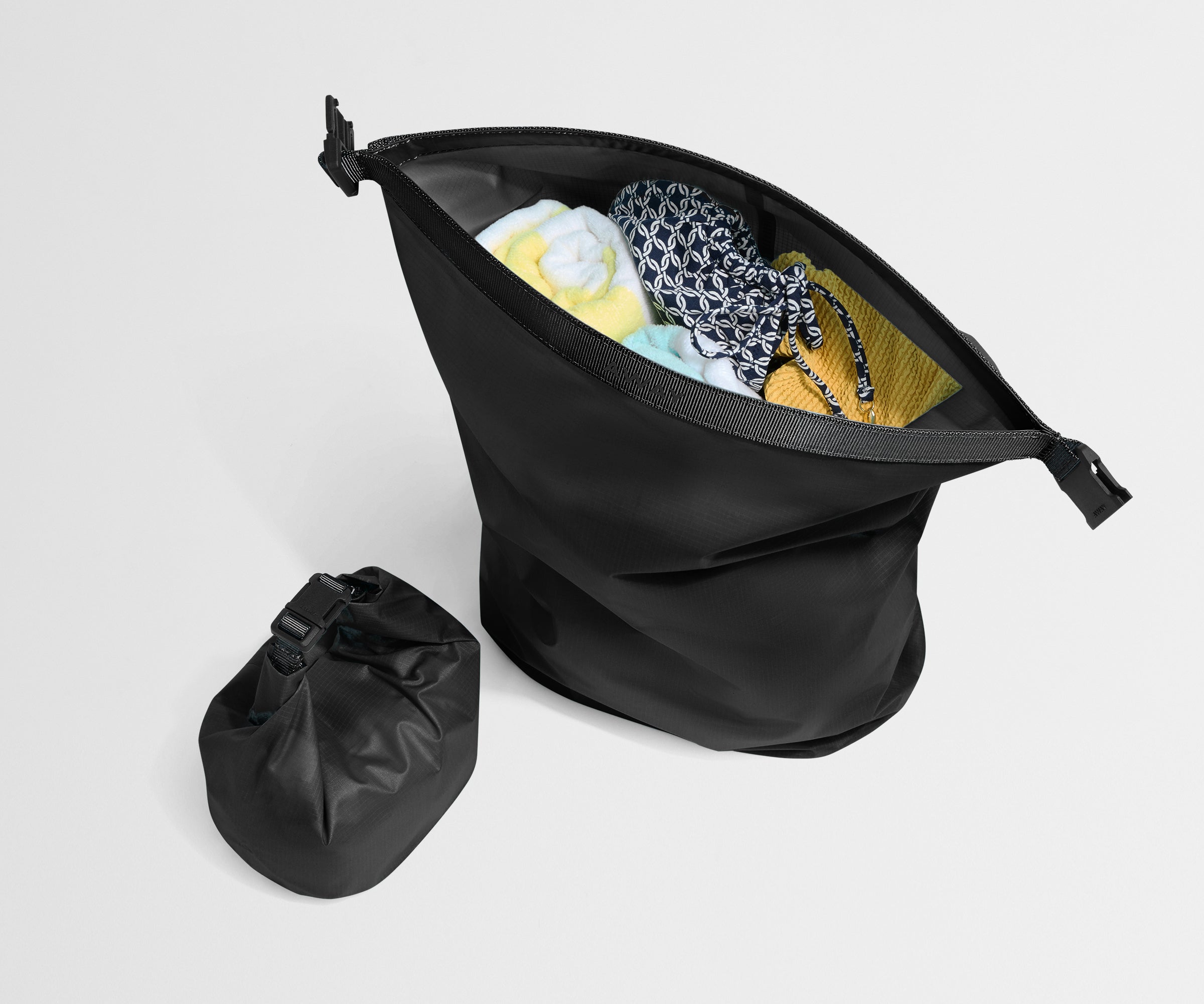 Dry Bag Duo in Jet Black