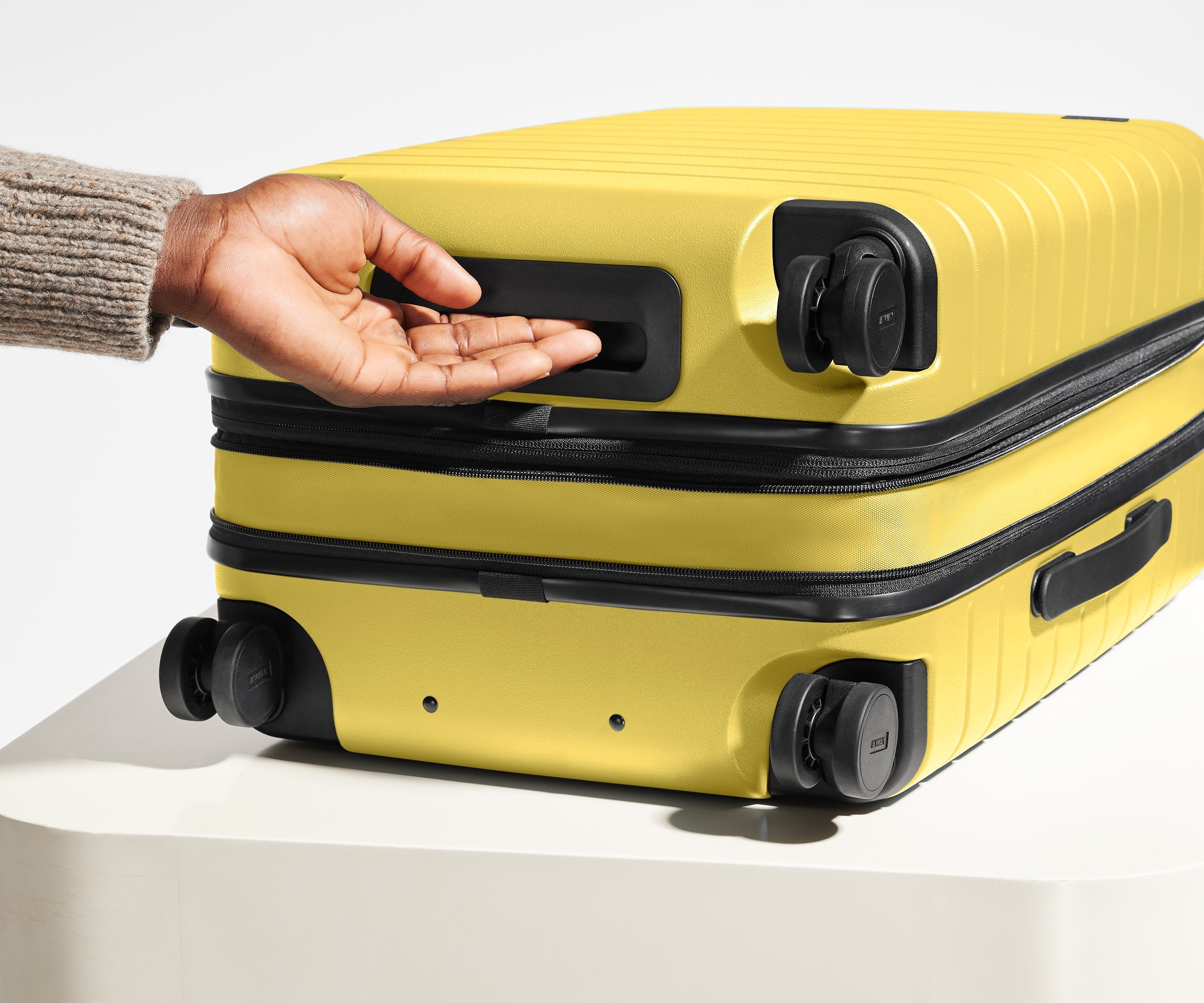 The Bigger Carry-On Flex in Sunshine Yellow