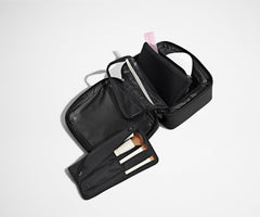 The Cosmetics Bag in Jet Black
