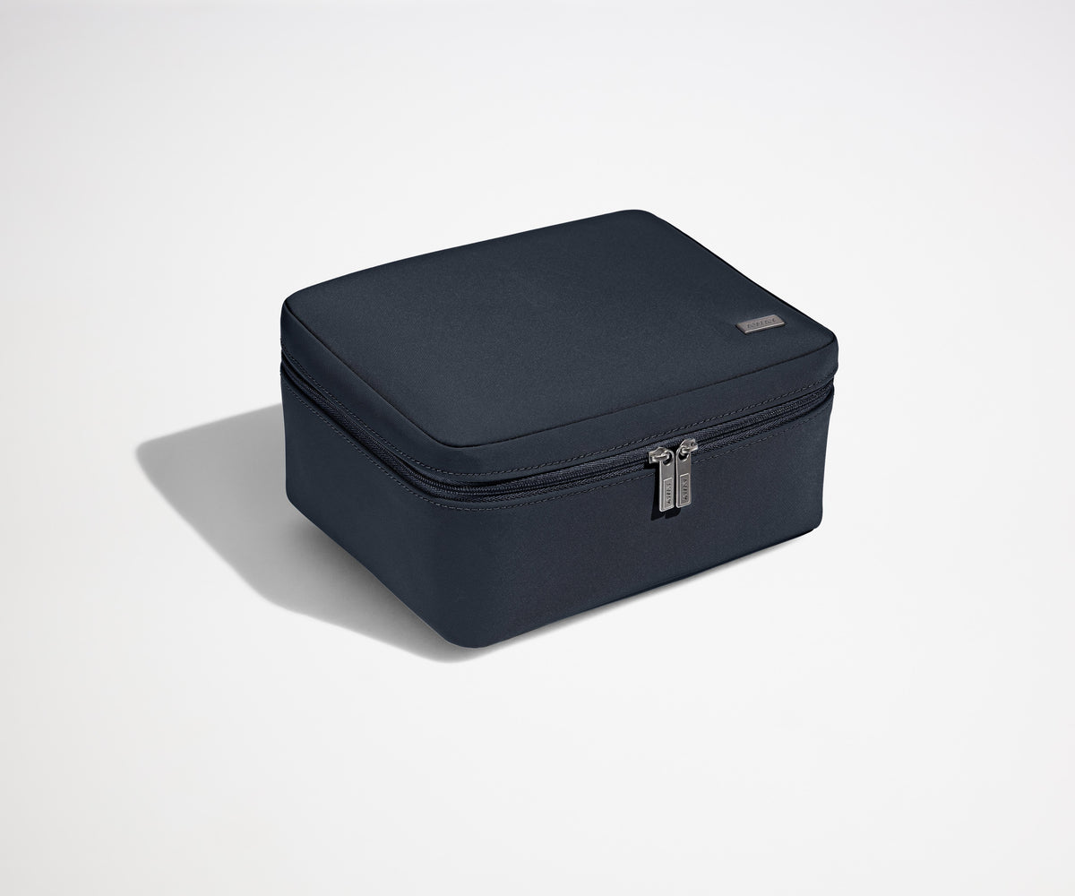 The Cosmetics Bag in Navy Blue
