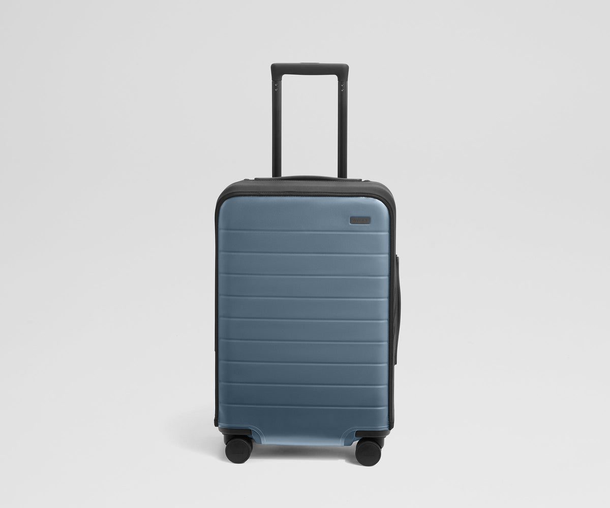 Clear Luggage Cover in The Carry-On