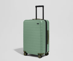 Custom Carry-On Wheel Set in Olive Green