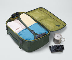 Active Convertible Backpack 45L in Forest Green