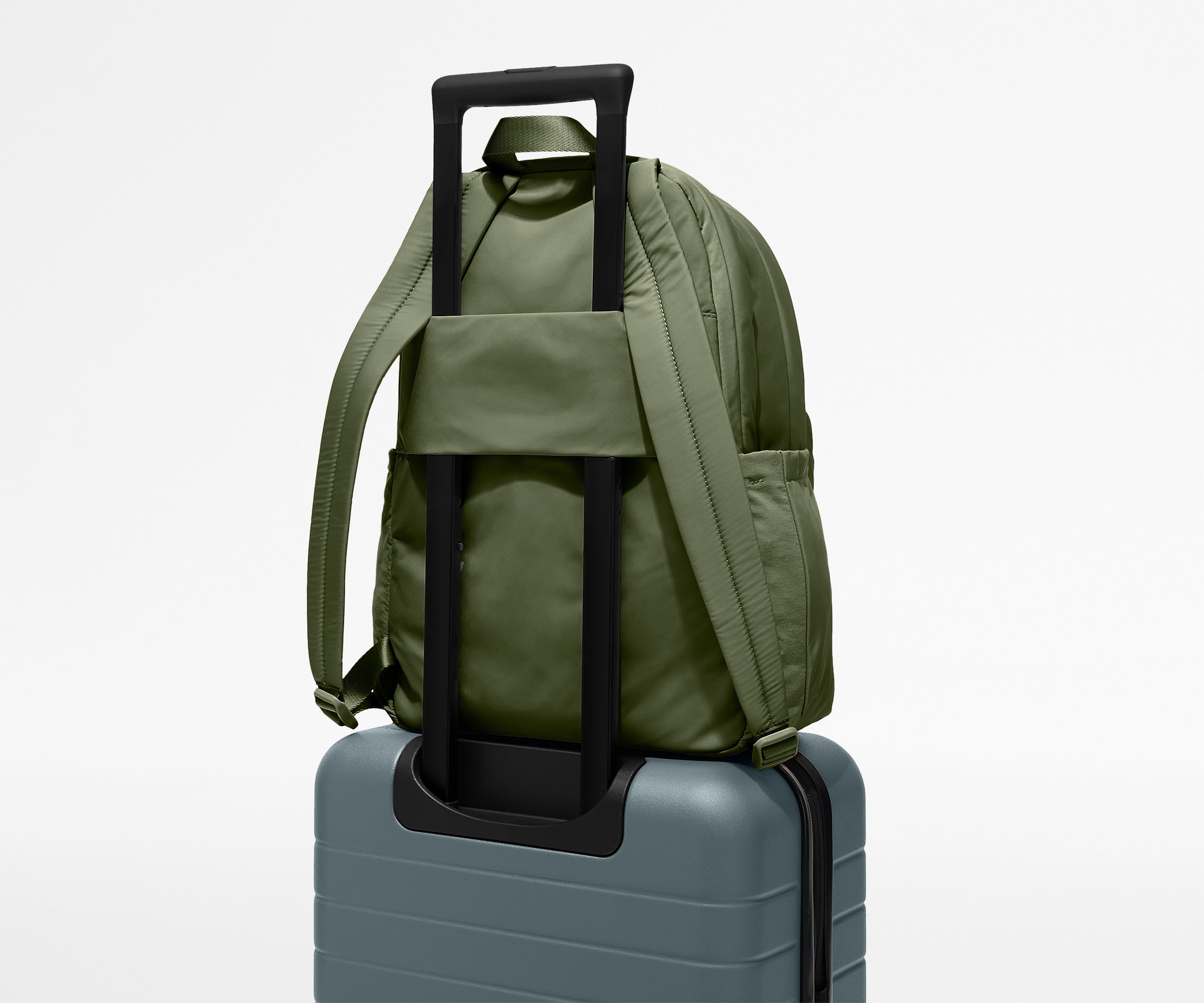 Large Featherlight Backpack in Olive Green