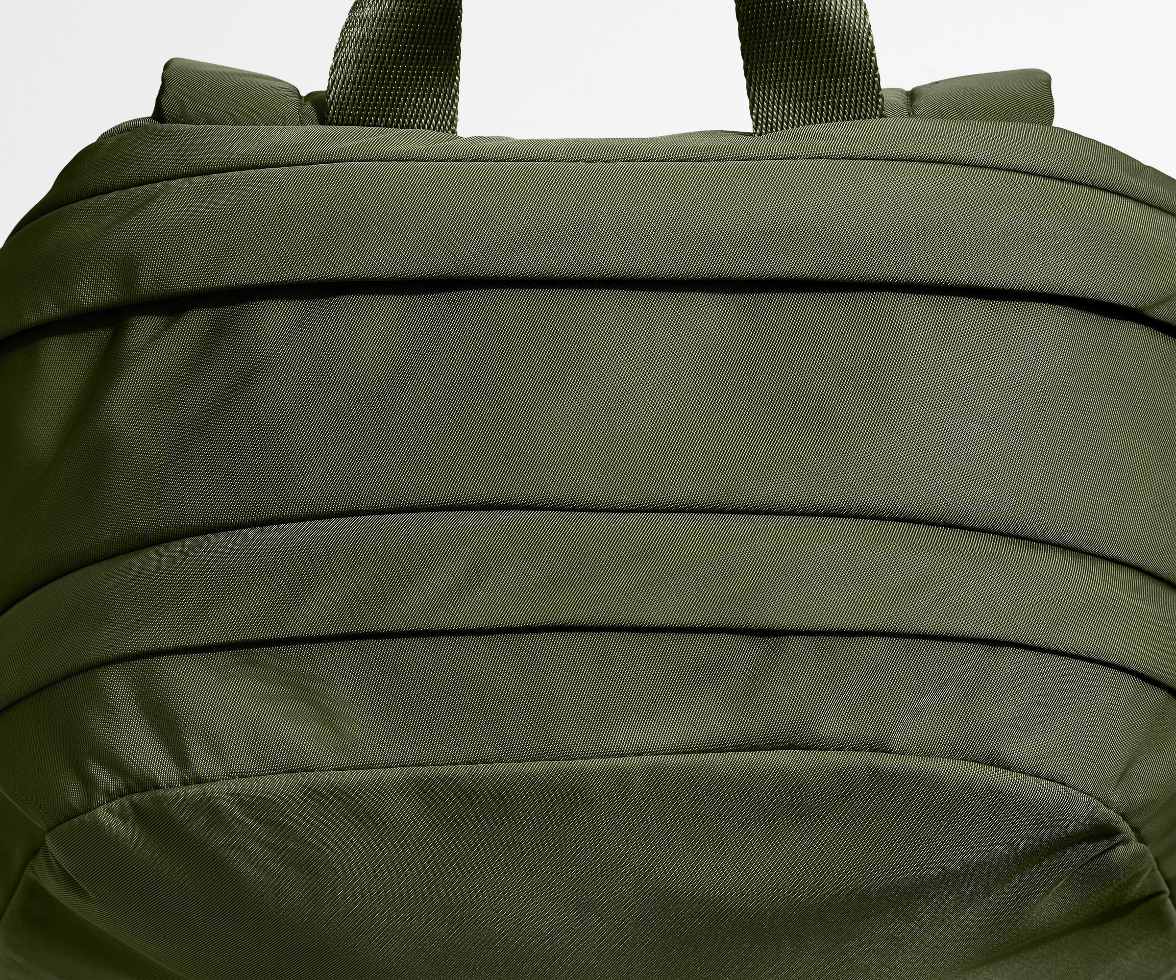 Large Featherlight Backpack in Olive Green