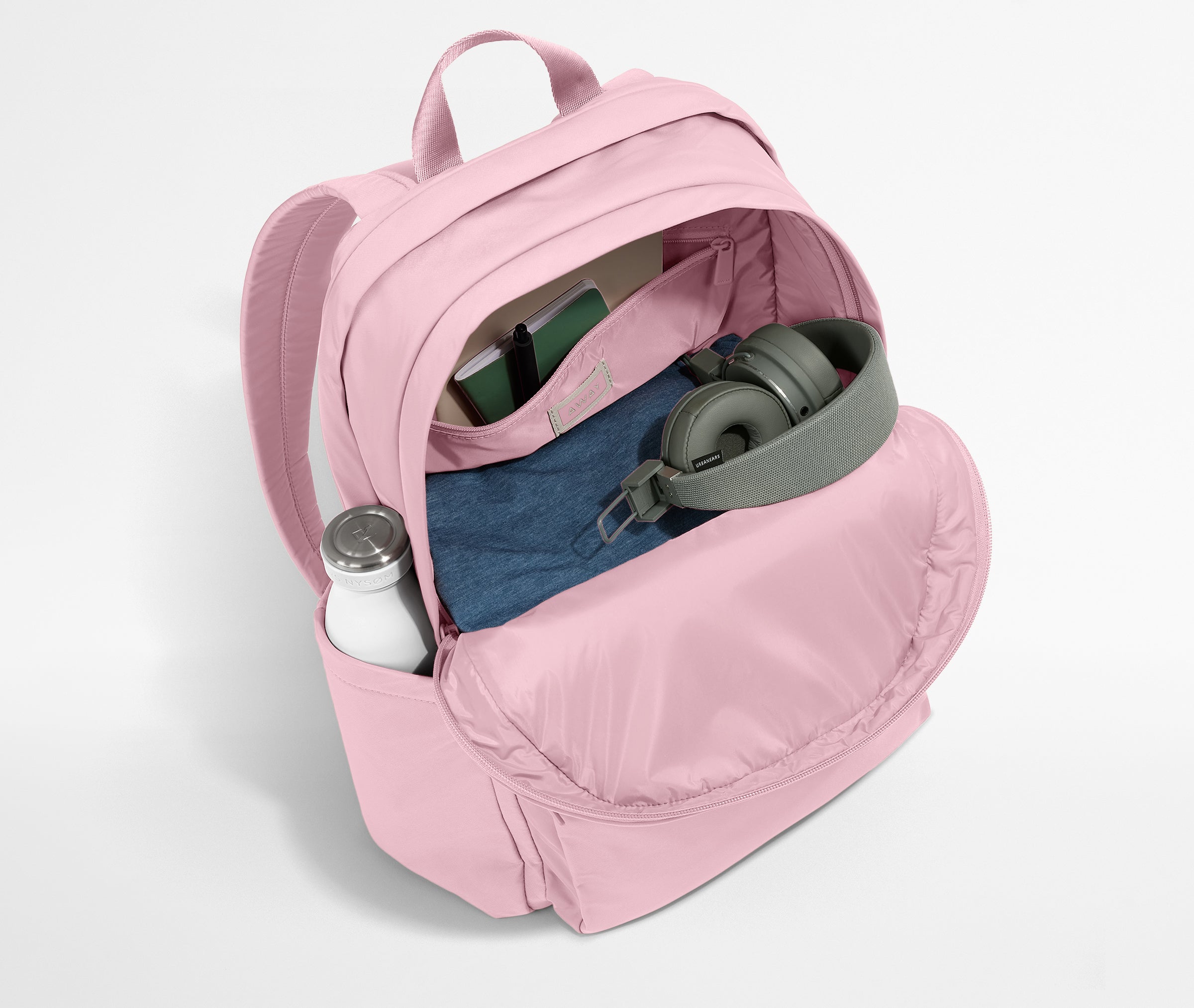 Large Featherlight Backpack in Glacial Pink