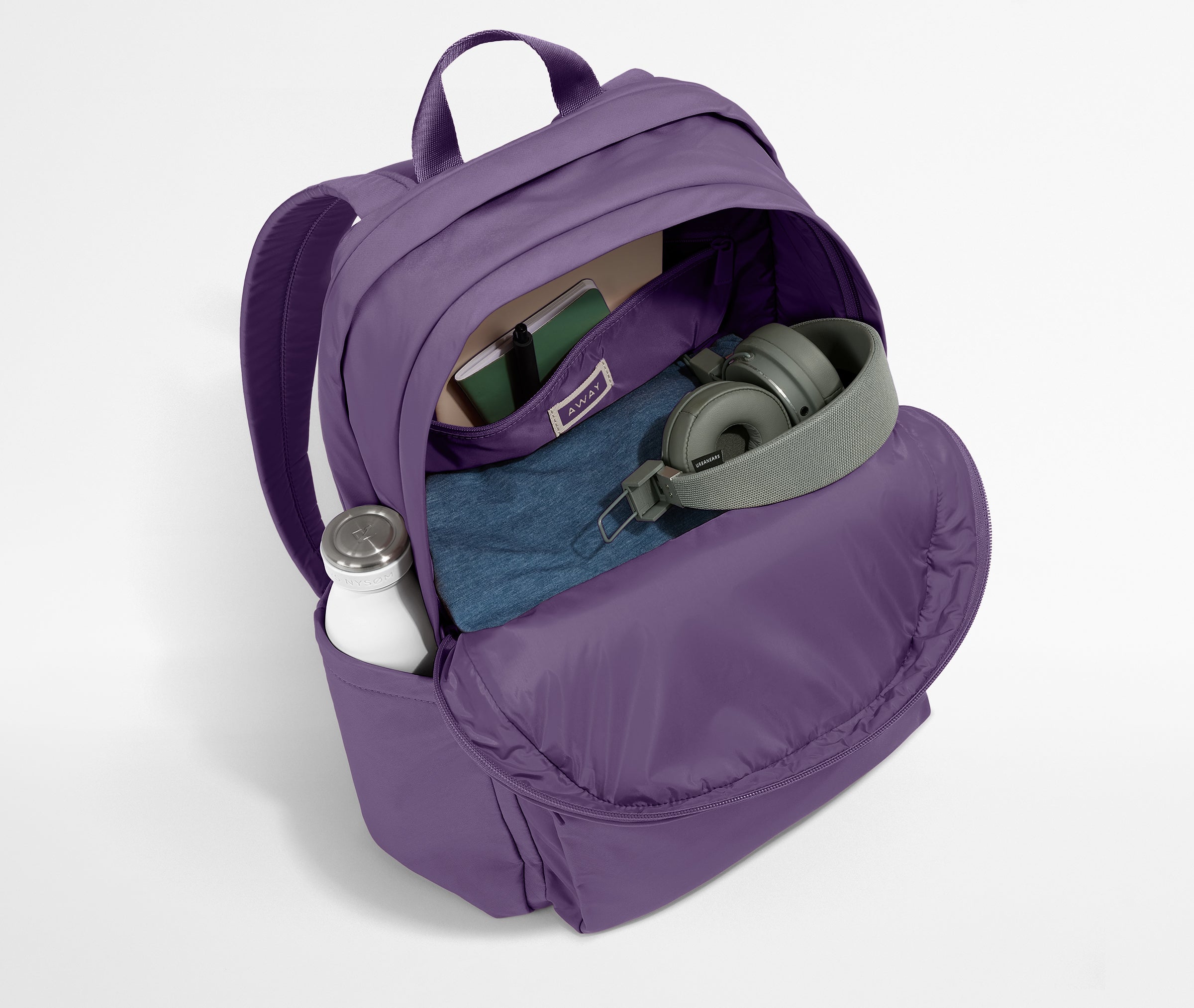 Large Featherlight Backpack in Misty Purple