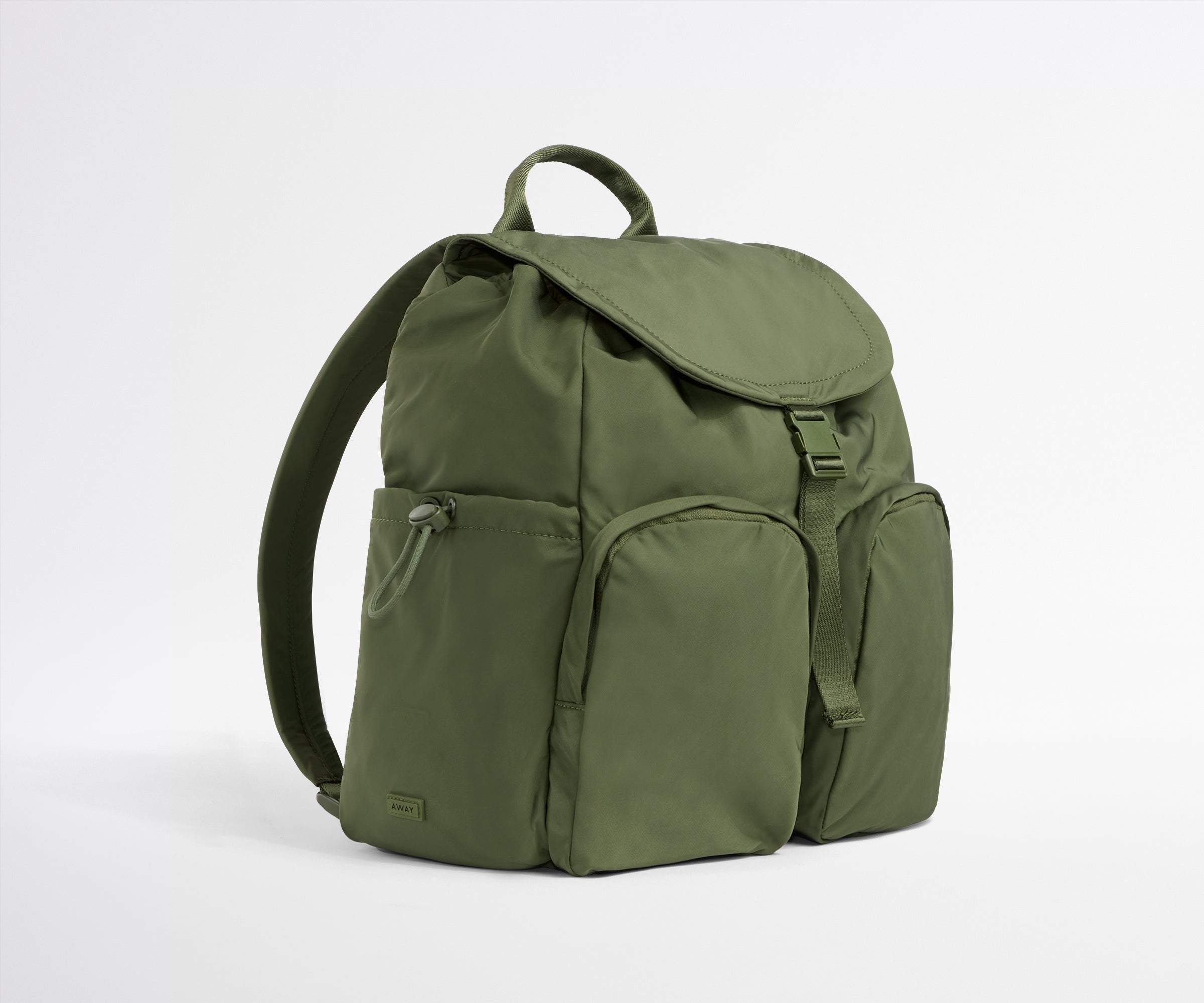 Featherlight Cargo Backpack in Olive Green