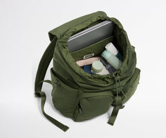 Featherlight Cargo Backpack in Olive Green
