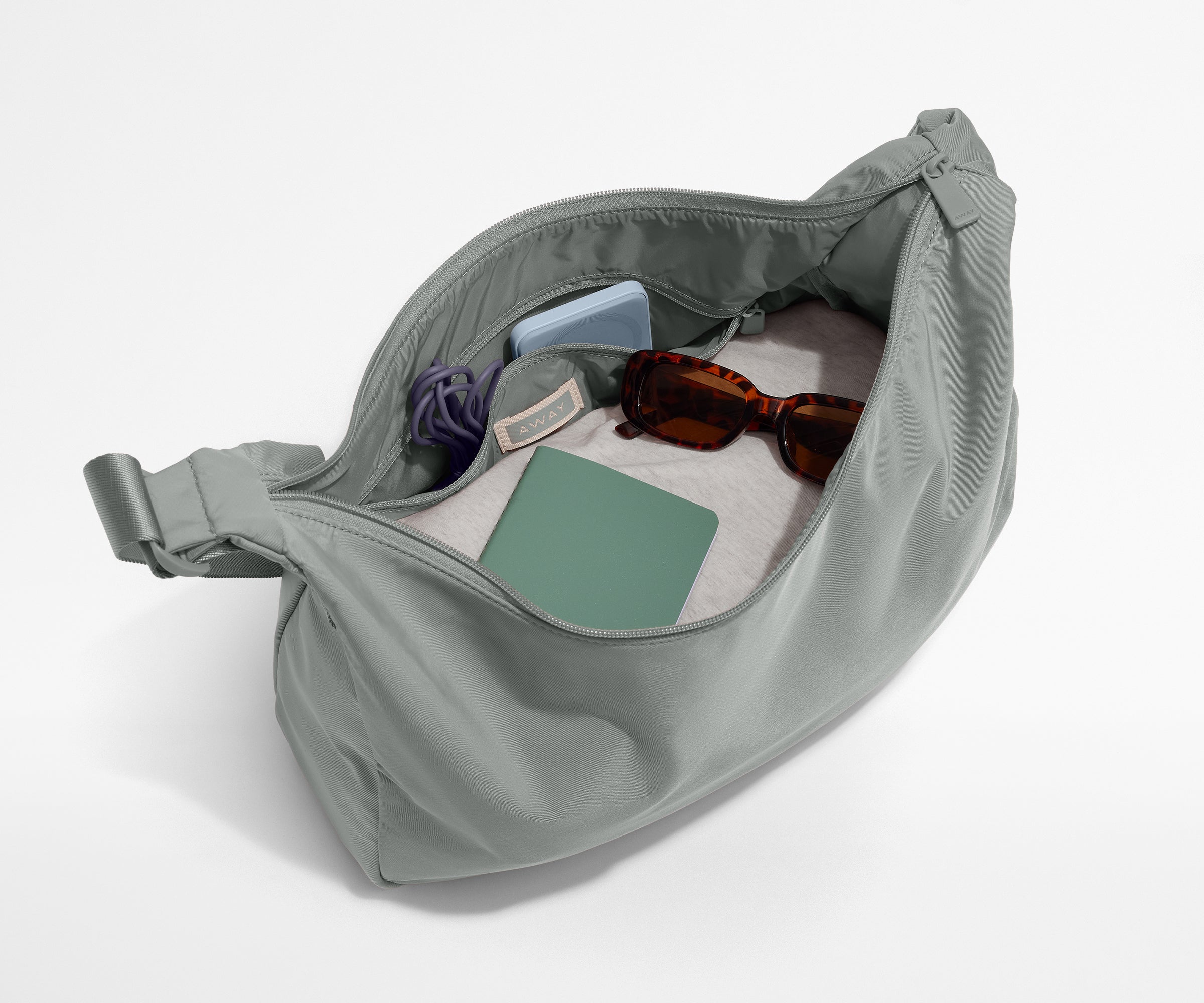 Featherlight Crossbody in Nordic Gray