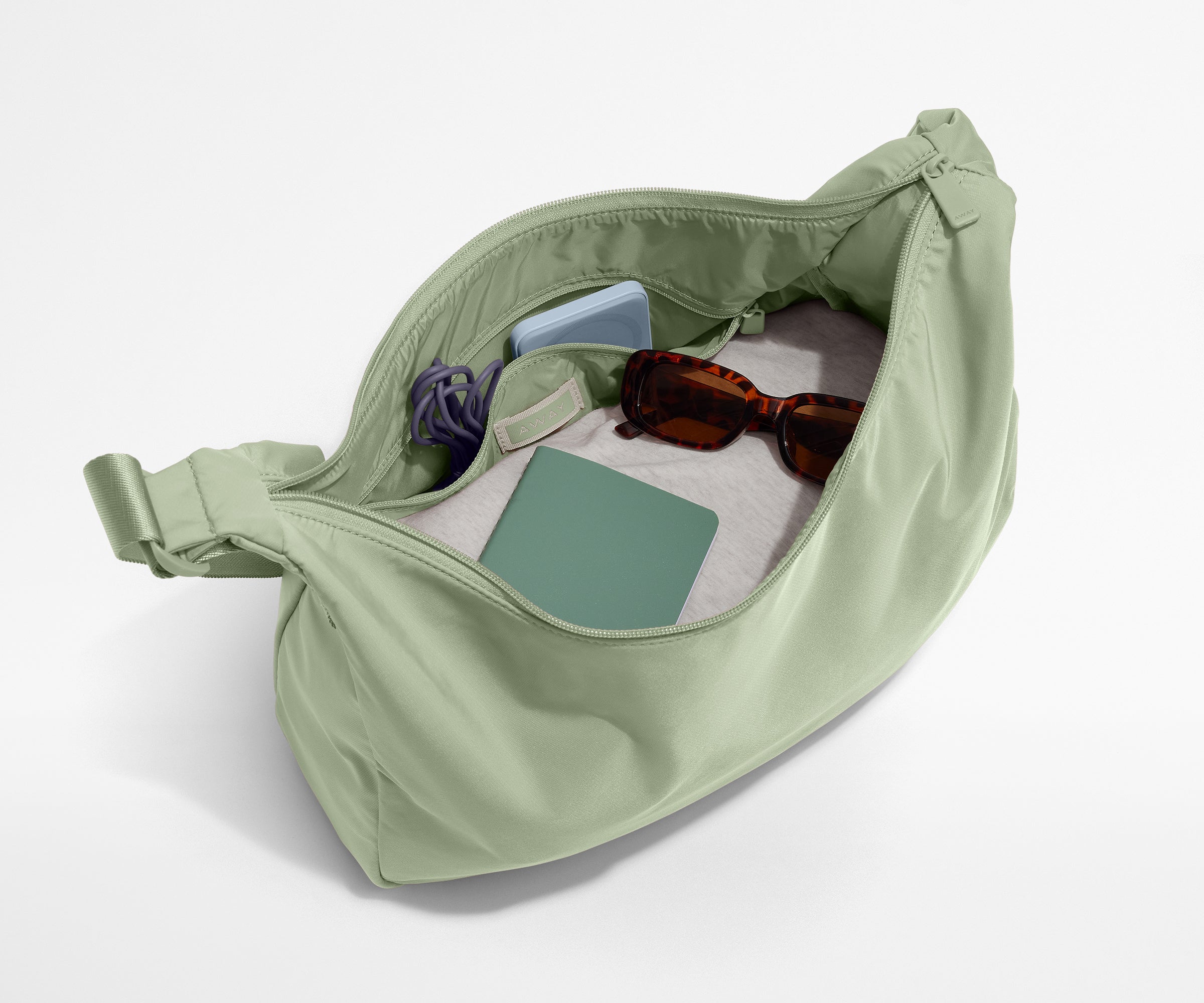 Featherlight Crossbody in Sage Green