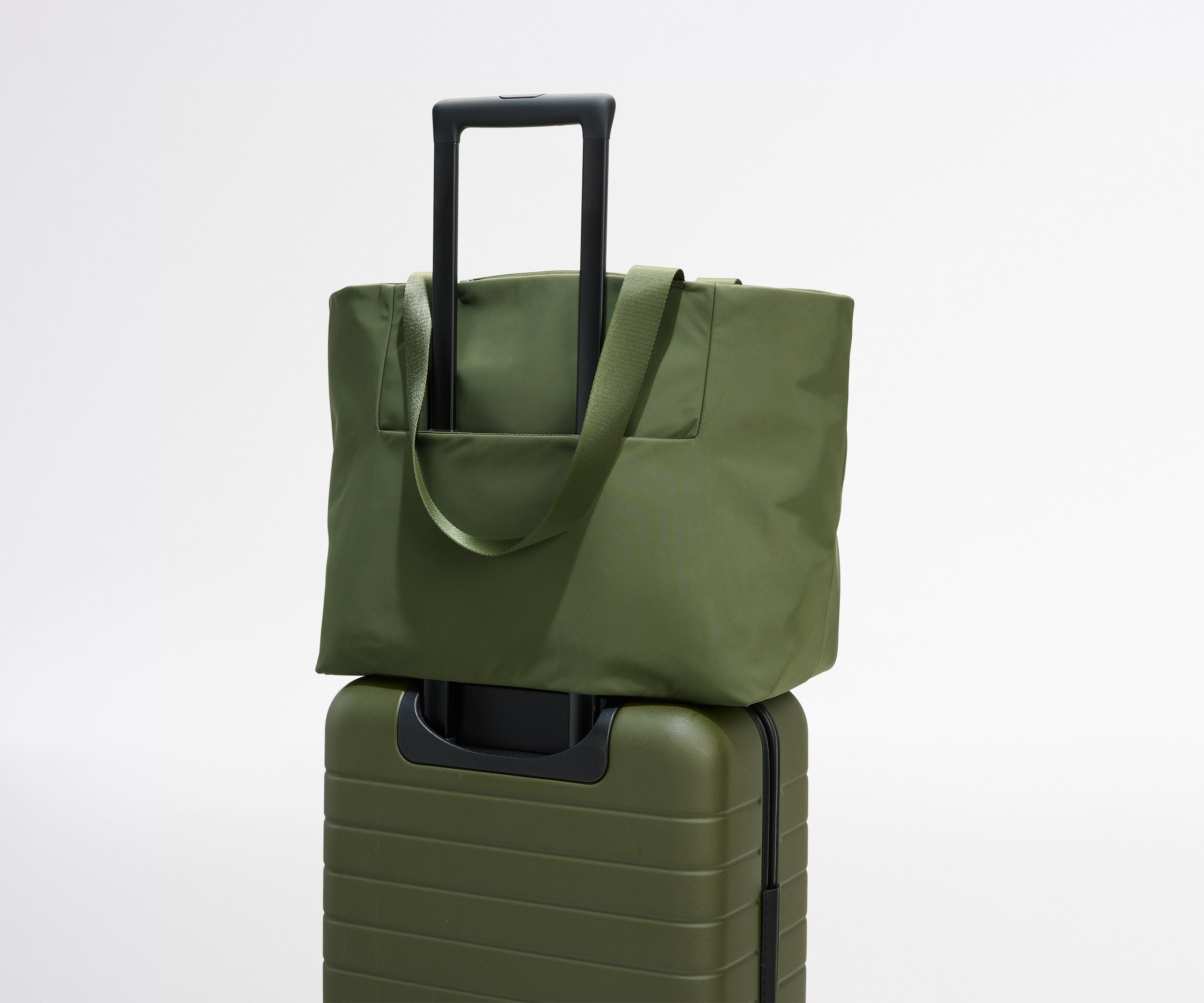 Featherlight Tote in Olive Green