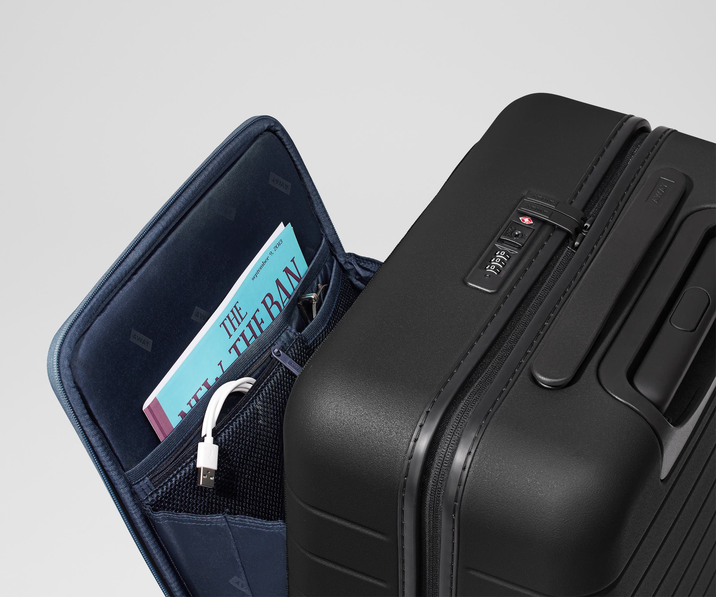 The Executive Carry-On in Jet Black