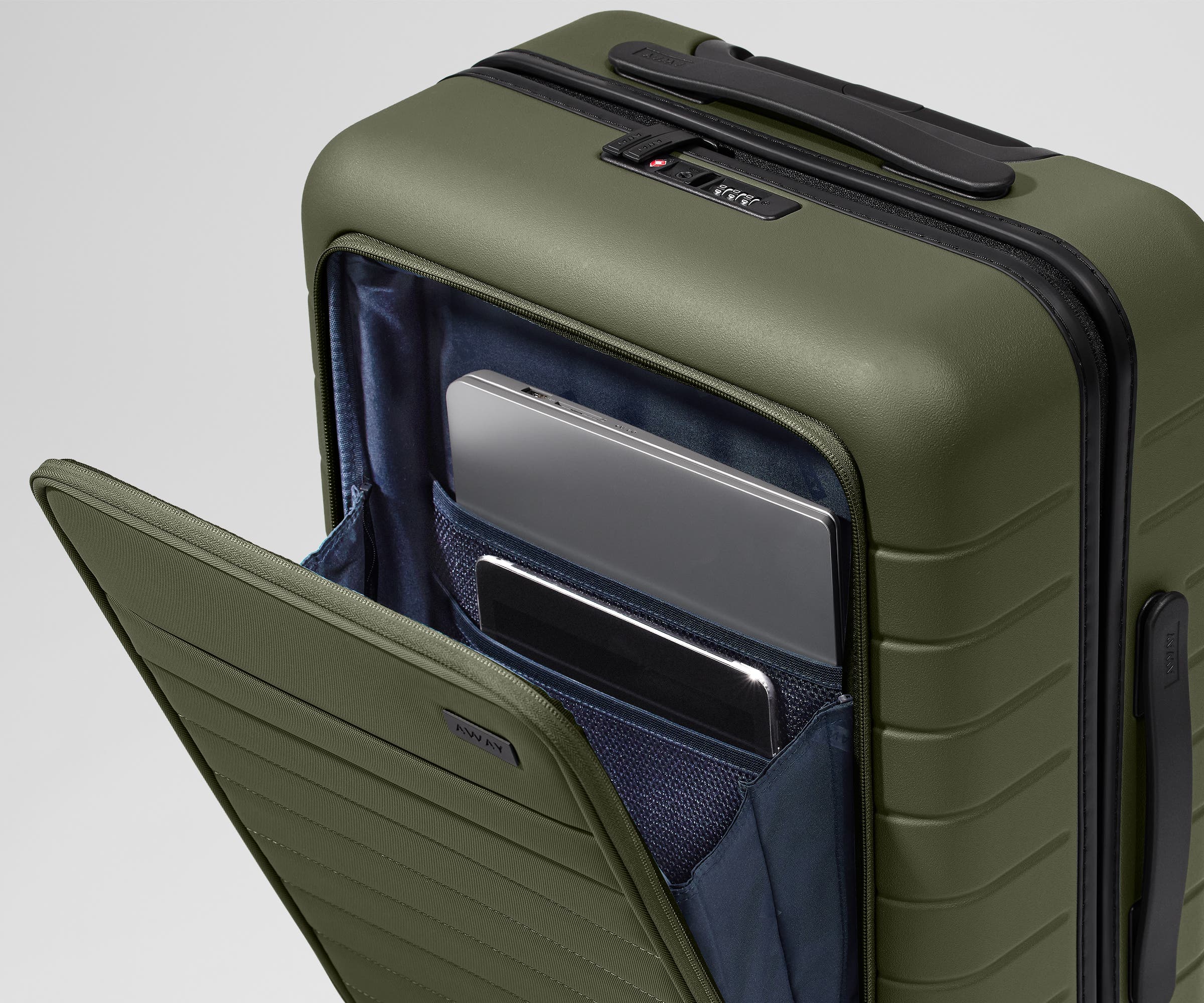 The Executive Carry-On in Olive Green