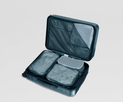 The Insider Packing Cubes in Stormy Teal & Arctic Blue