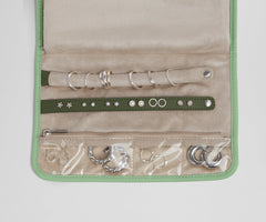 Hanging Jewelry Organizer in Sea Green
