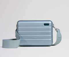 The Mini Crossbody in Arctic Blue