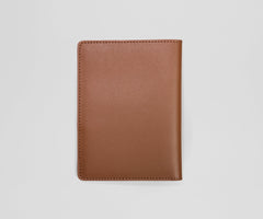 Passport Holder in Saddle Brown