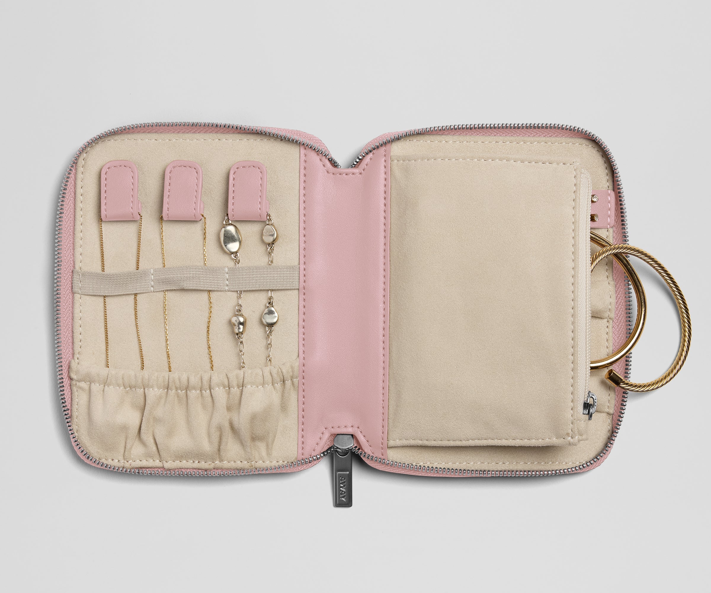 Slim Jewelry Organizer in Glacial Pink