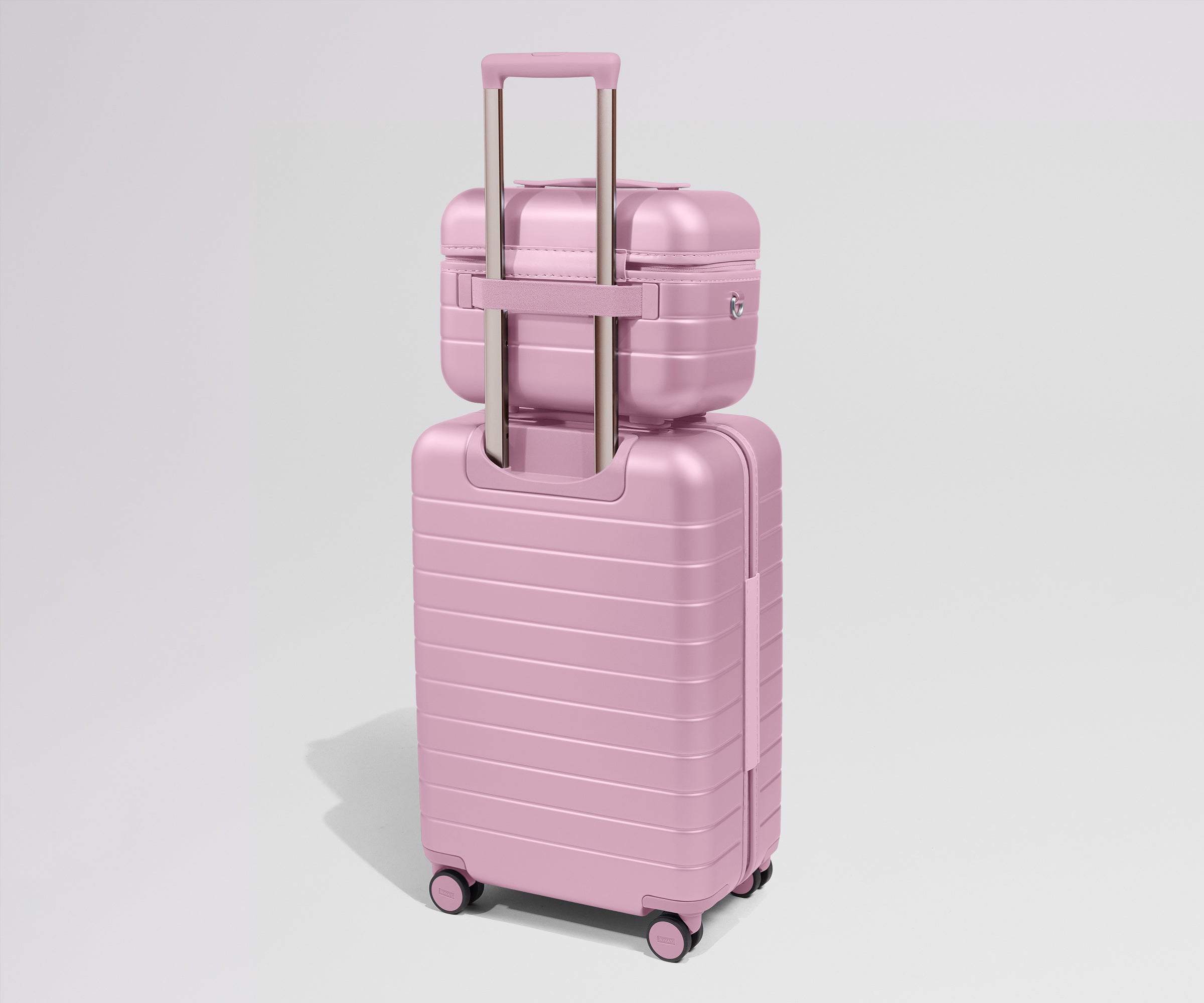 The Train Case in Glacial Pink