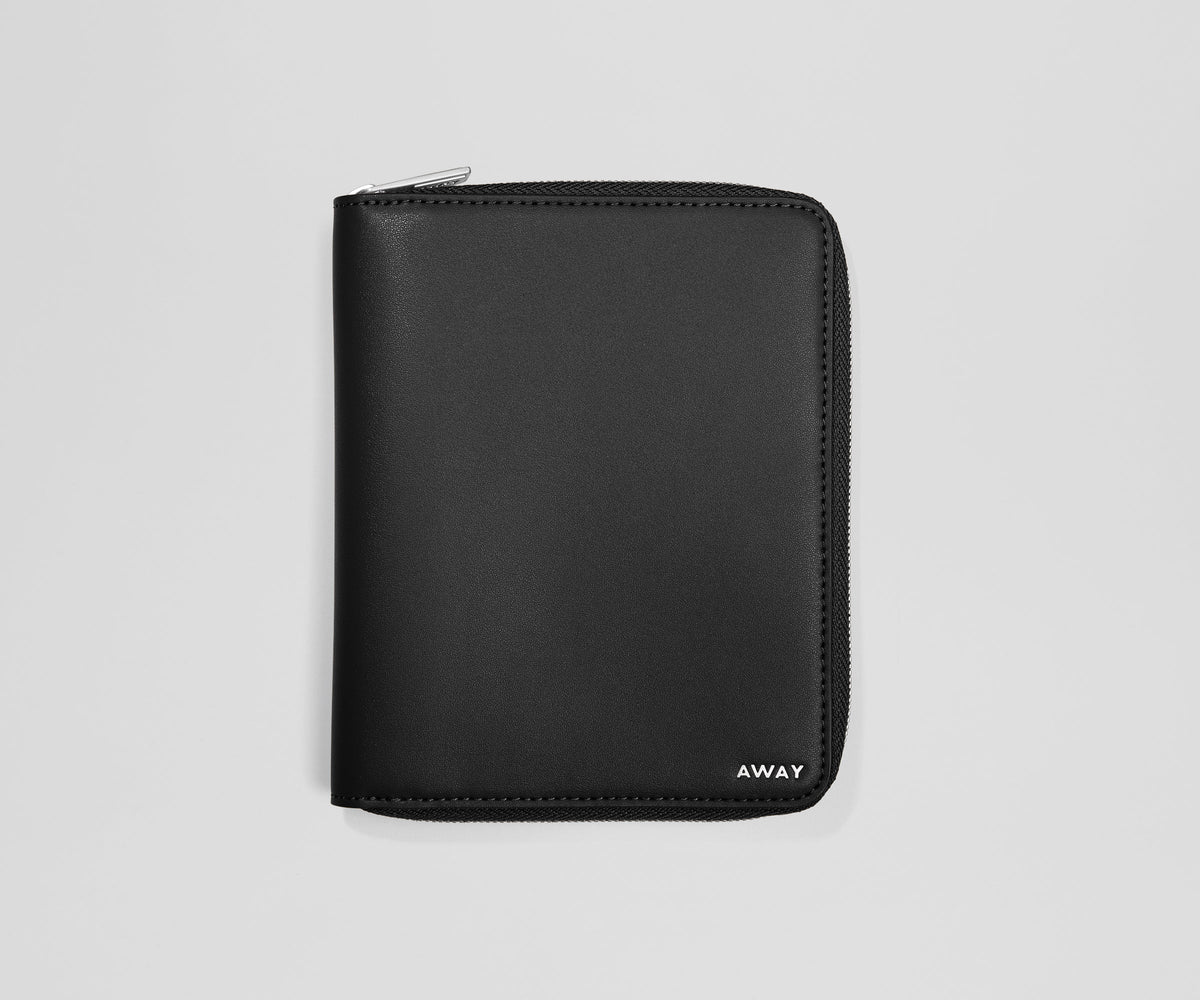 Travel Wallet in Jet Black