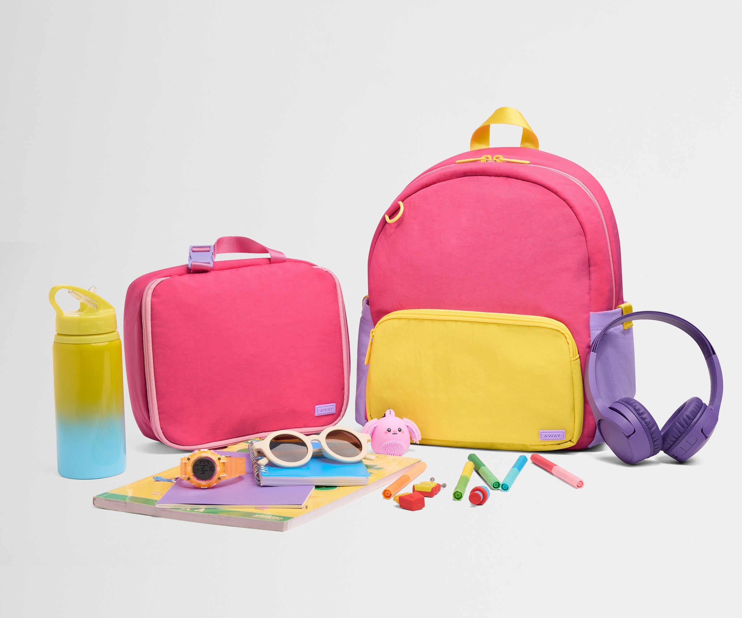 Kids Lunch Box in Cotton Candy Pink