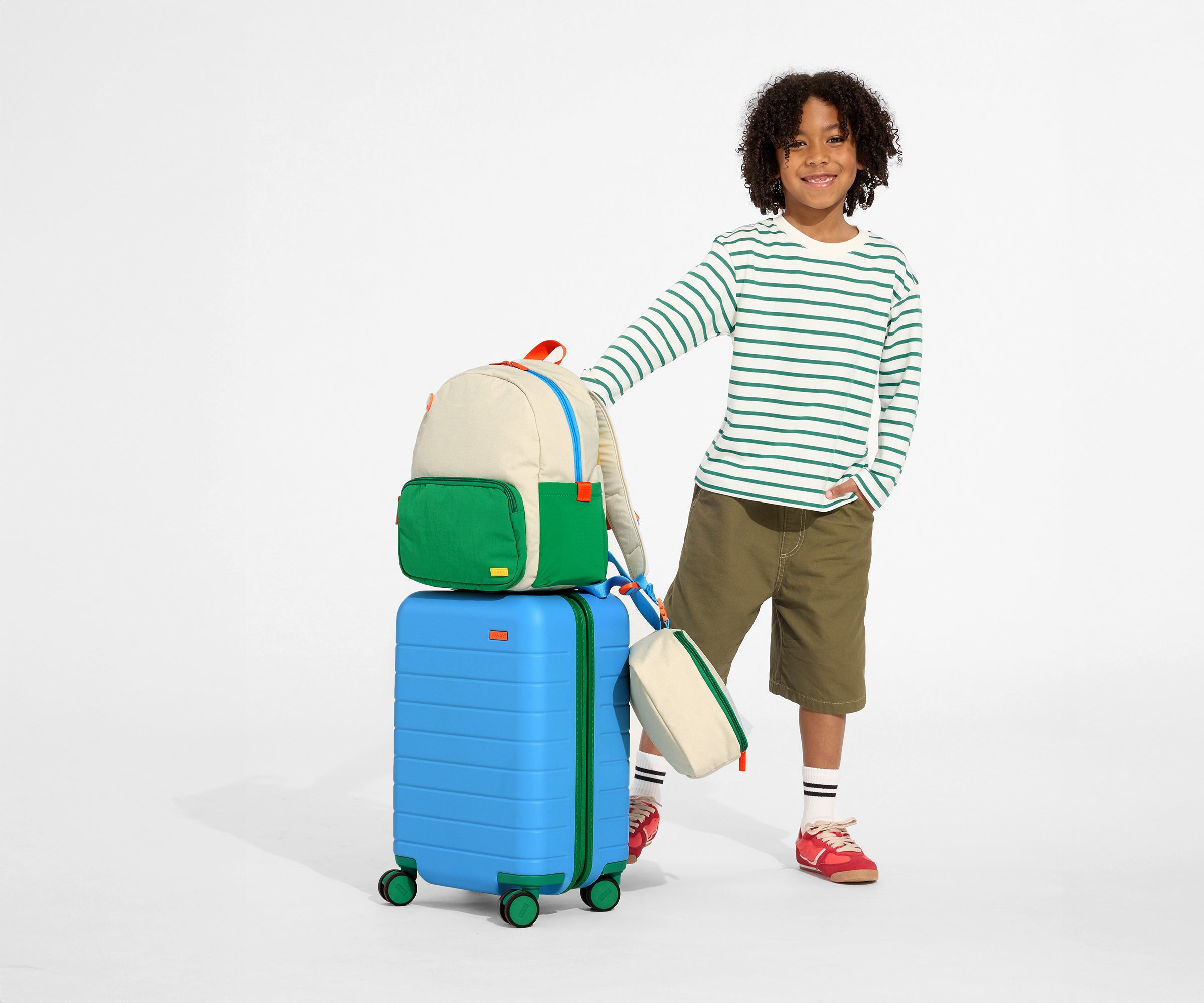 The Kids Carry-On in Splash Blue