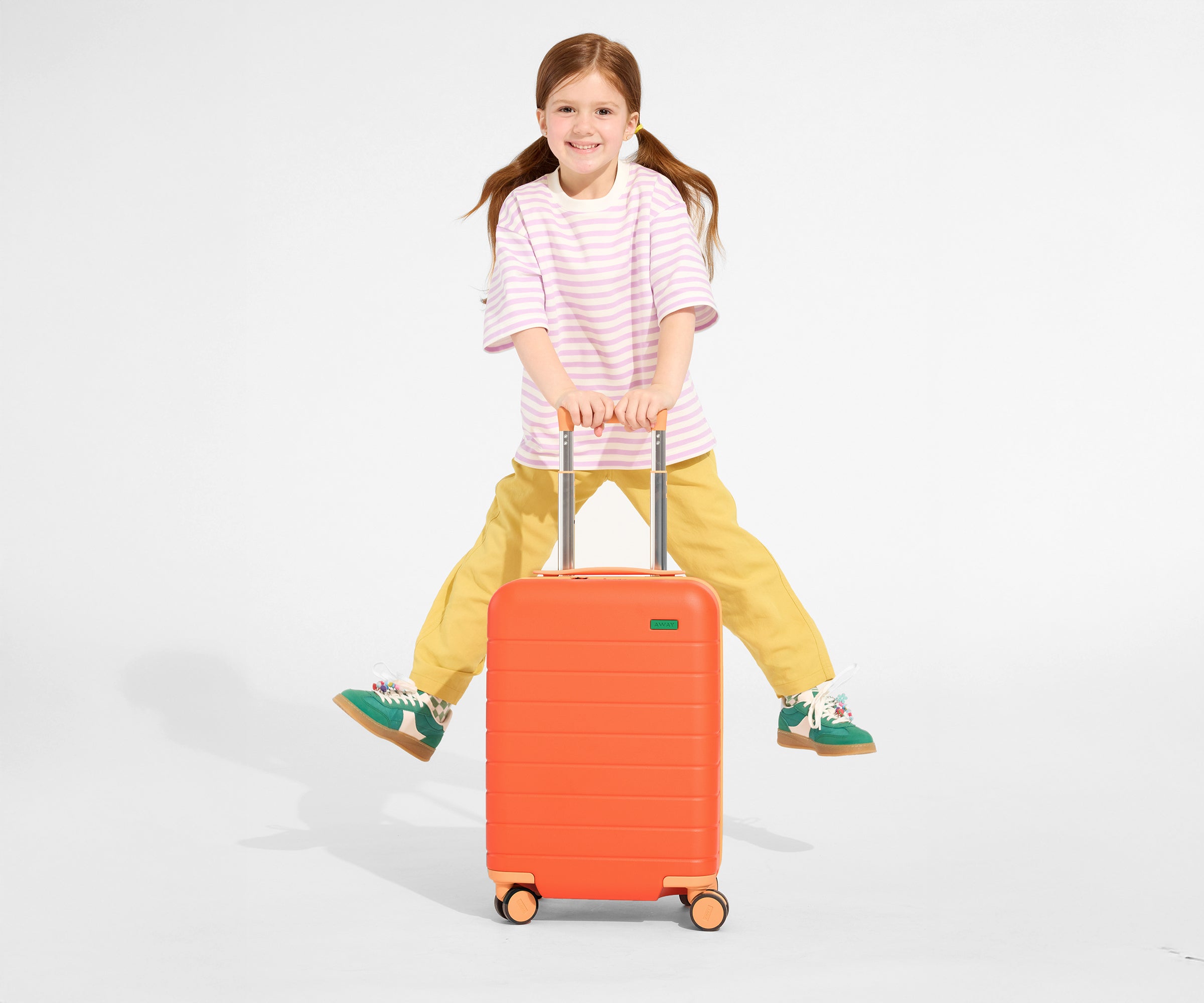 The Kids Carry-On in Poppy Orange